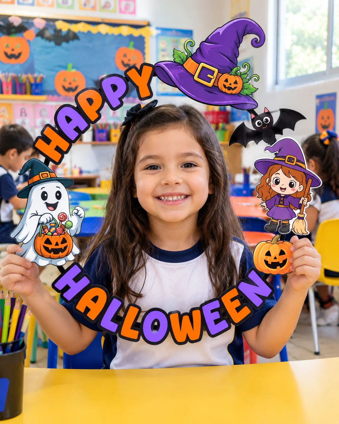 Bambolê Halloween para Imprimir em PDF – Decoração e Fotos — Datas comemorativas para Educação Infantil: Bambolê Halloween…