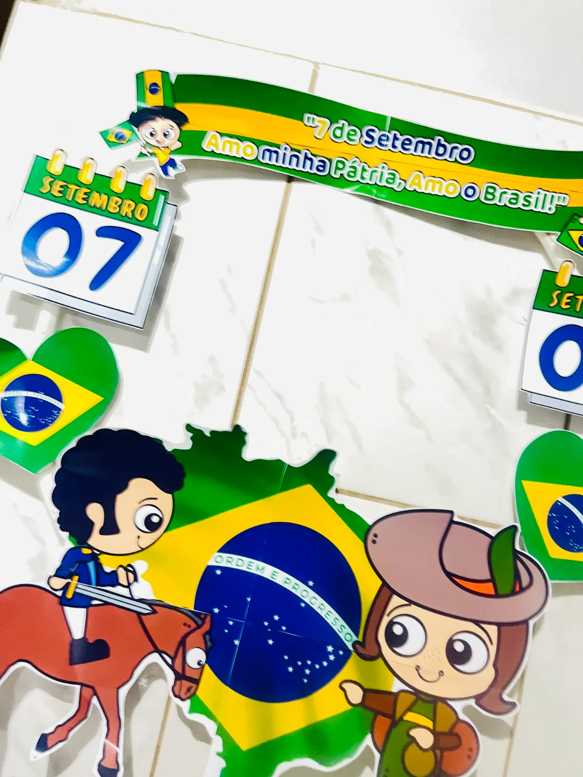 BAMBOLÊ - INDEPENDÊNCIA DO BRASIL 7 DE SETEMBRO — amostra 2: O recurso pedagógico da imagem é um material ilustrativo…