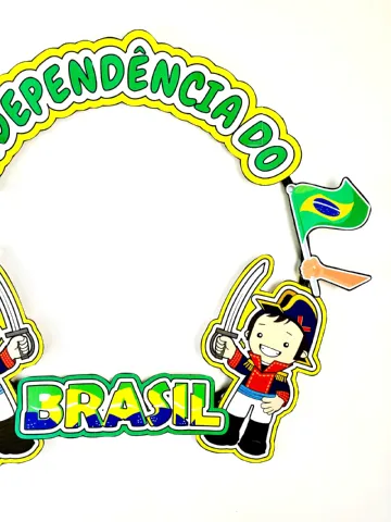 Bambolê Independência do Brasil – Painel 7 de Setembro para Imprimir — amostra 1: Bambolê da Independência do Brasil em PDF…