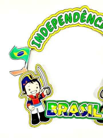 Bambolê Independência do Brasil – Painel 7 de Setembro para Imprimir — amostra 3: Bambolê da Independência do Brasil em PDF…