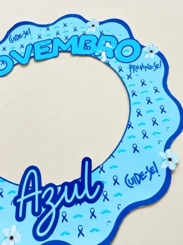 Bambolê Novembro Azul 💙 Conscientização — amostra 2: Recurso lúdico para trabalhar o Novembro Azul de forma criativa,…