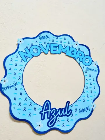 Bambolê Novembro Azul 💙 Conscientização — amostra 3: Recurso lúdico para trabalhar o Novembro Azul de forma criativa,…