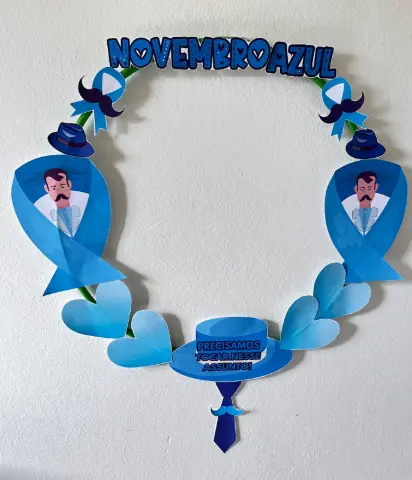 Bambolê Novembro Azul para Imprimir PDF — capa do material