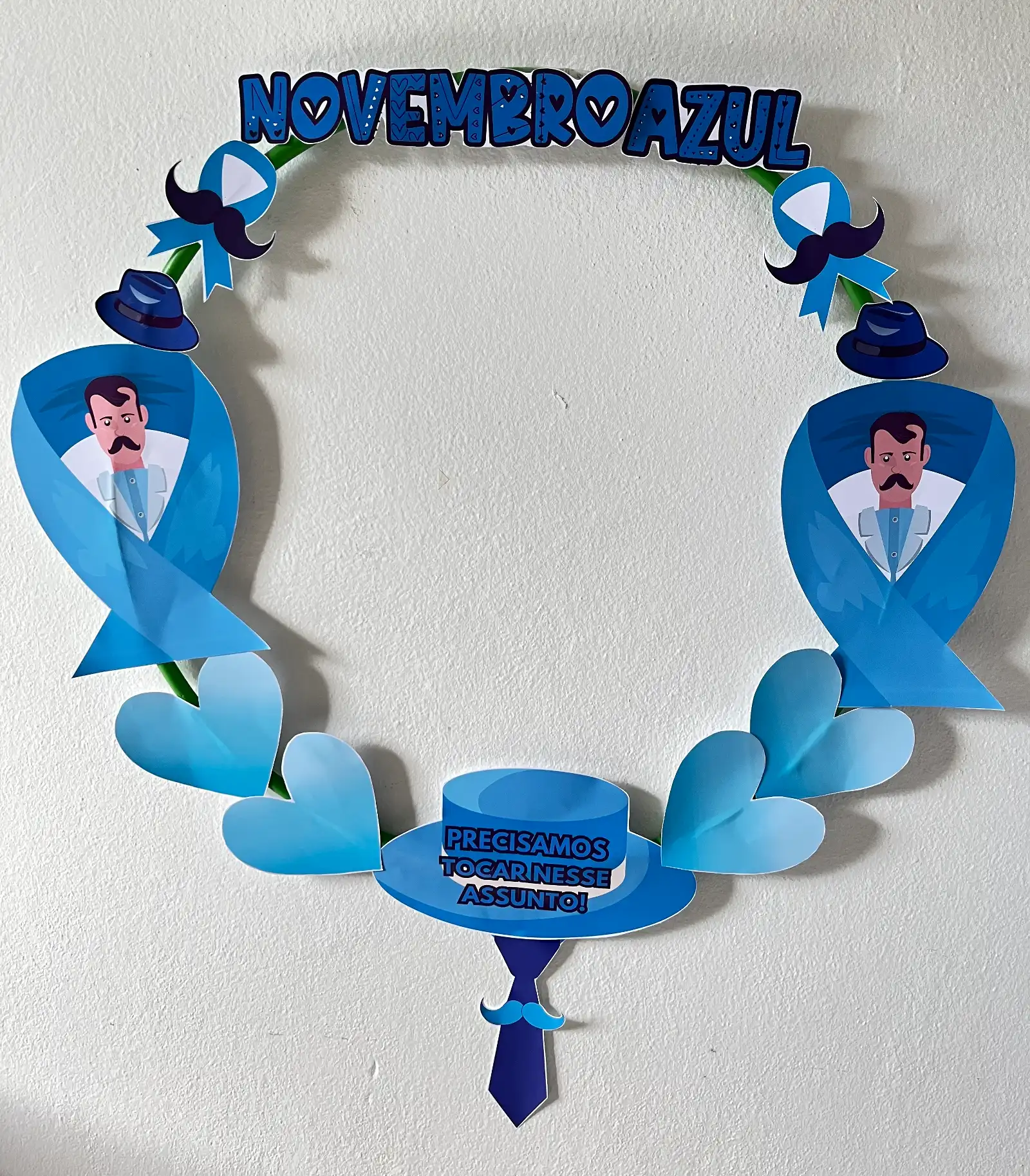 Bambolê Novembro Azul | Recurso para Fotos e Conscientização — Atividades para Todas as séries: Recurso temático do…