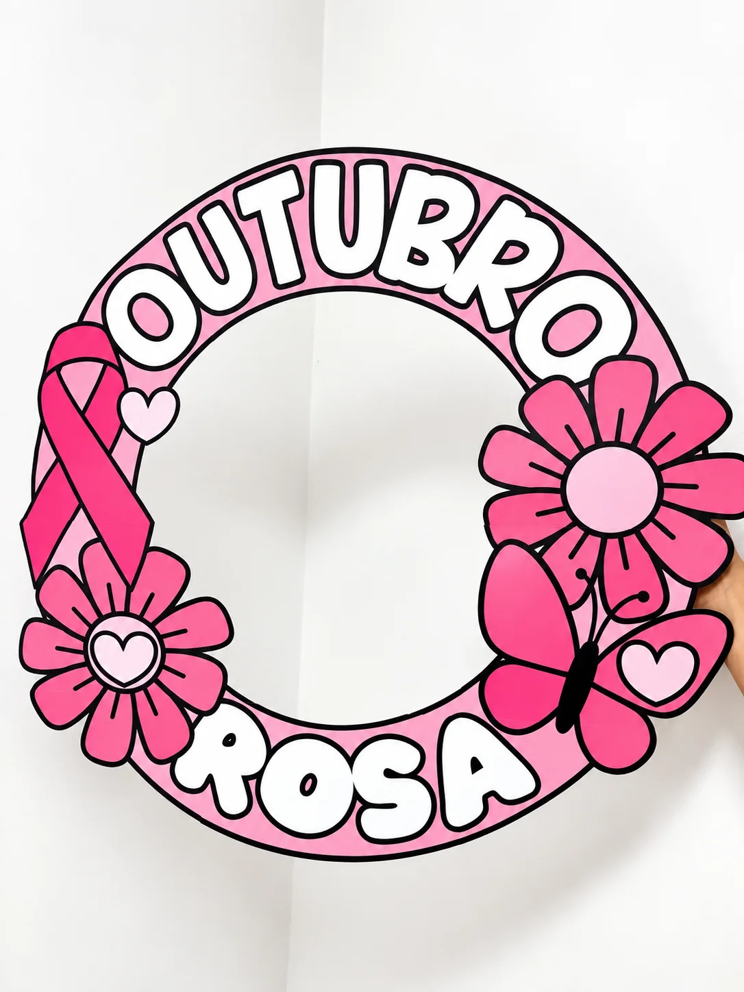 Bambolê Outubro Rosa para Imprimir – Moldura para Fotos — amostra 1: Deixe sua campanha do Outubro Rosa ainda mais especial… Bambolê Outubro Rosa para Imprimir – Moldura para Fotos — amostra 1: Deixe sua campanha do Outubro Rosa ainda mais especial…