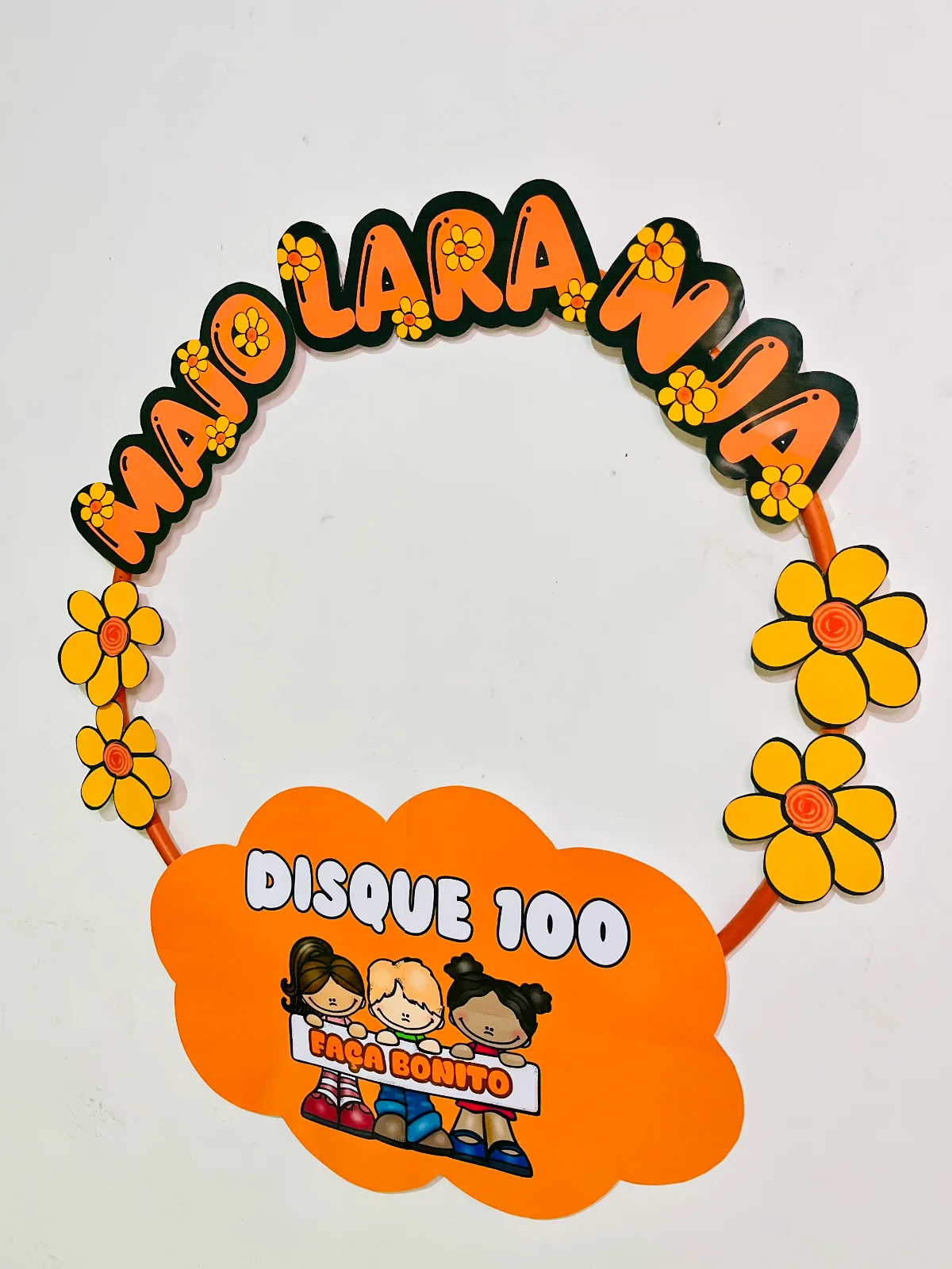 Bambolê para foto - Maio Laranja – Material Pedagógico — amostra 6: O bambolê foi criado para a campanha Maio Laranja, com… Bambolê para foto - Maio Laranja – Material Pedagógico — amostra 6: O bambolê foi criado para a campanha Maio Laranja, com…