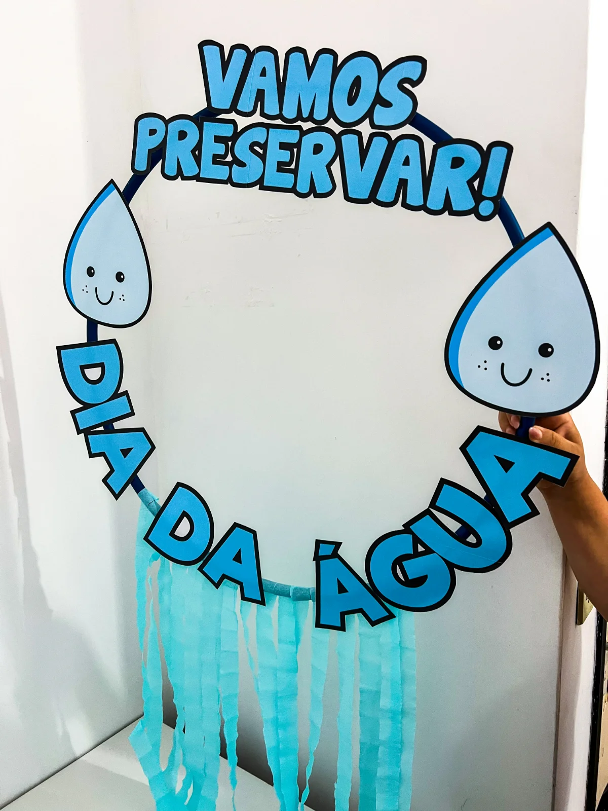 Bambolê para Fotos – Dia da Água – PDF para Imprimir — amostra 1: Sobre o Bambolê para Fotos – Dia da Água