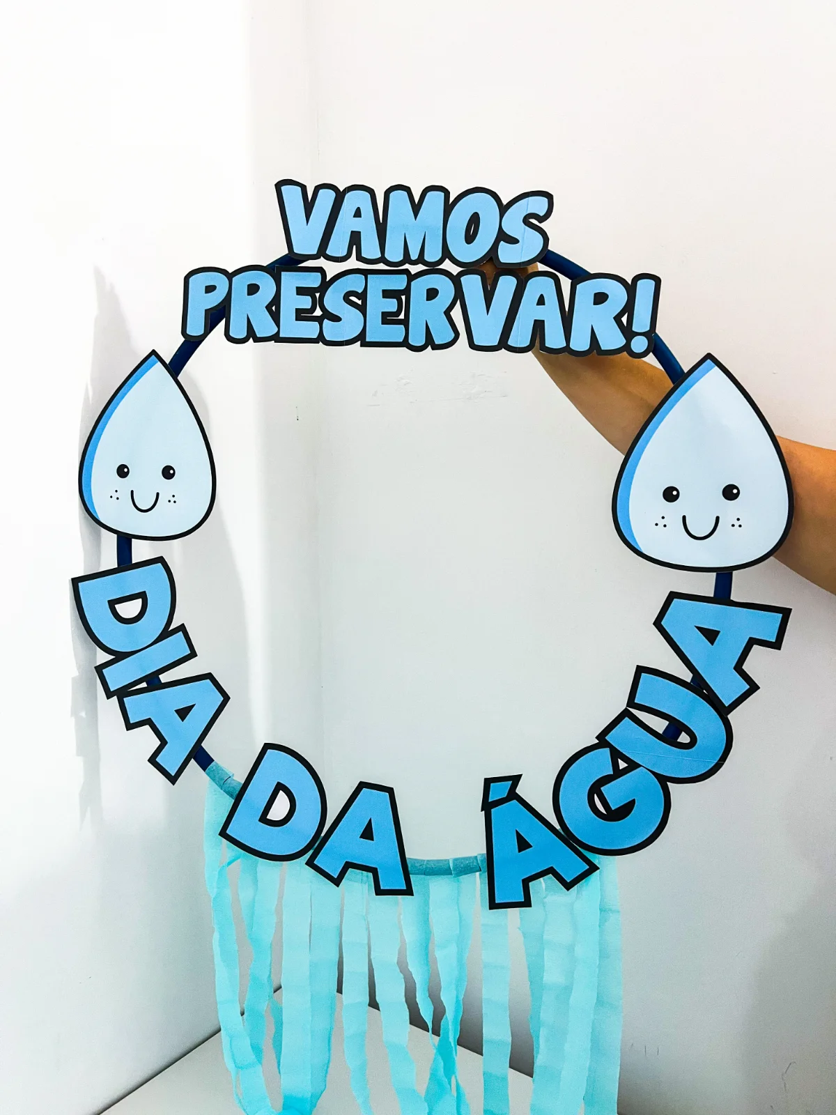 Bambolê para Fotos – Dia da Água – PDF para Imprimir — Alfabetização para Educação Infantil: Recurso pedagógico criativo…
