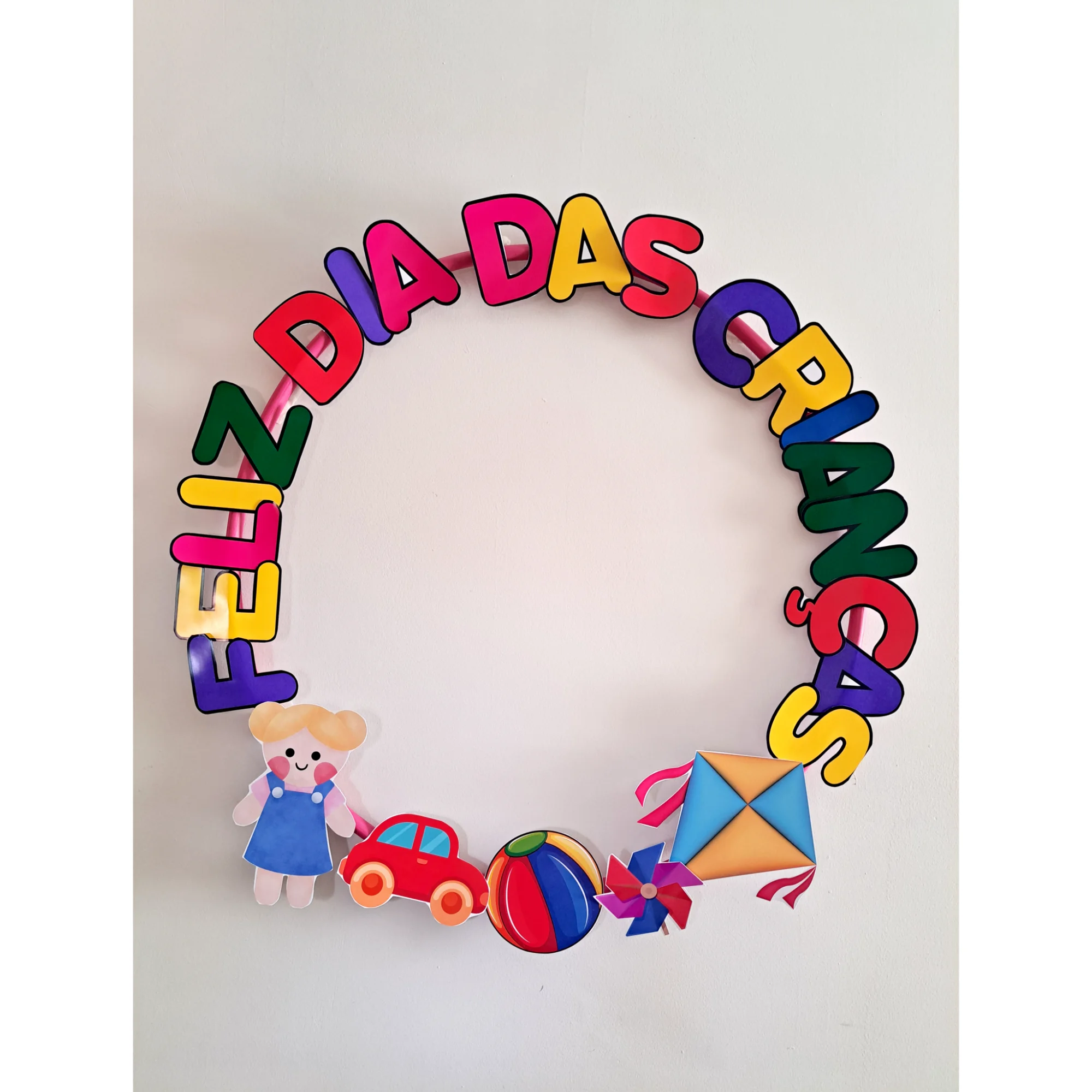 🎈 BAMBOLÊ PARA FOTOS – DIA DAS CRIANÇAS — amostra 4: O Bambolê para Fotos – Dia das Crianças é um recurso alegre, colorido…