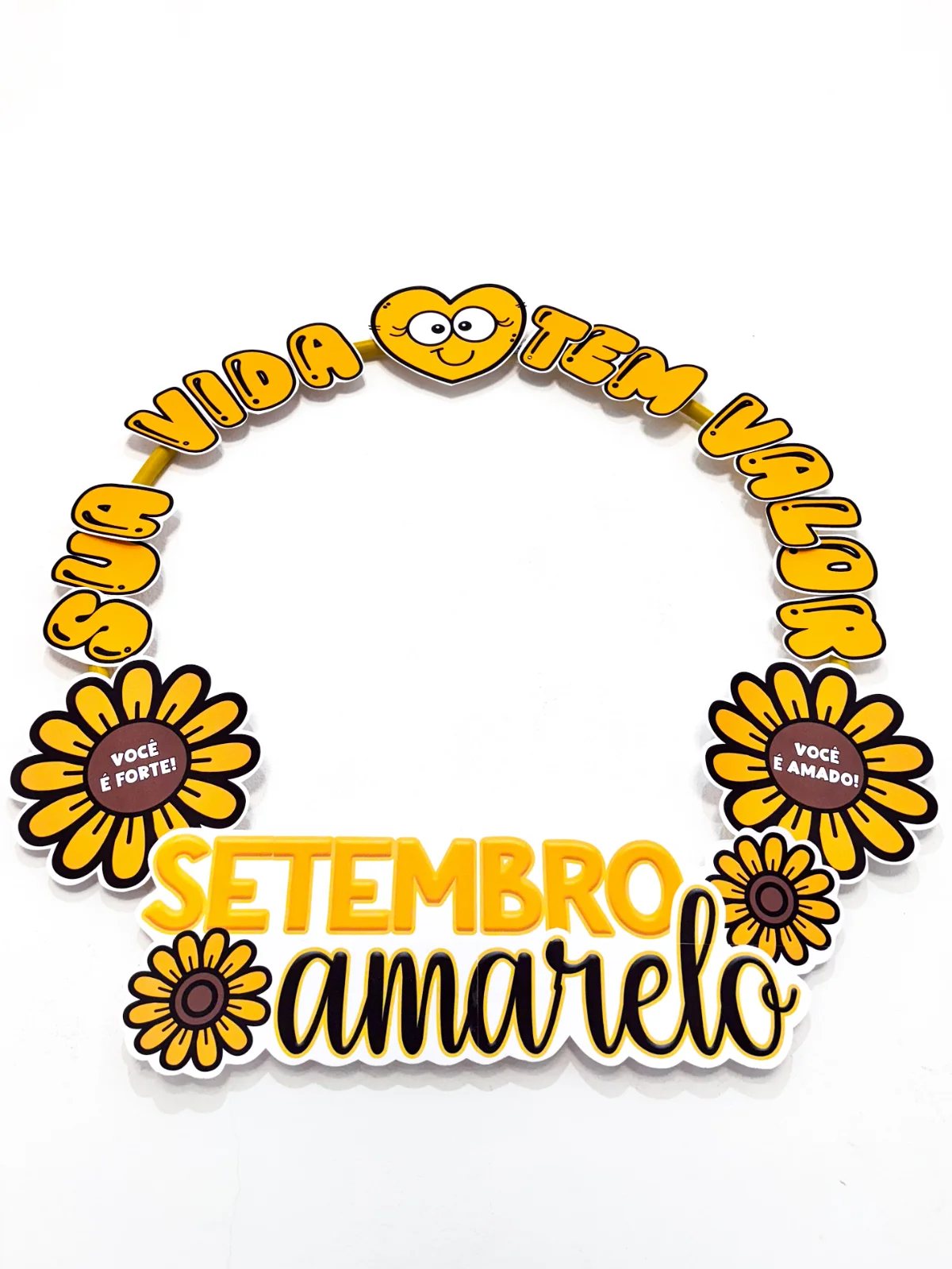 Bambolê para Fotos - Setembro Amarelo – Material Pedagógico — amostra 1: Sobre o Bambolê para Fotos - Setembro Amarelo