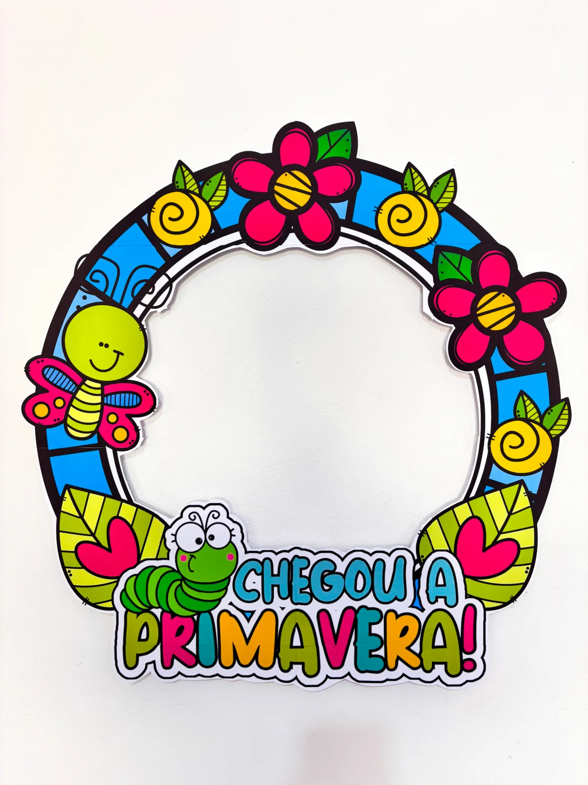 Bambolê para Fotos Tema Primavera – Material Pedagógico — amostra 3: Chegou a Primavera