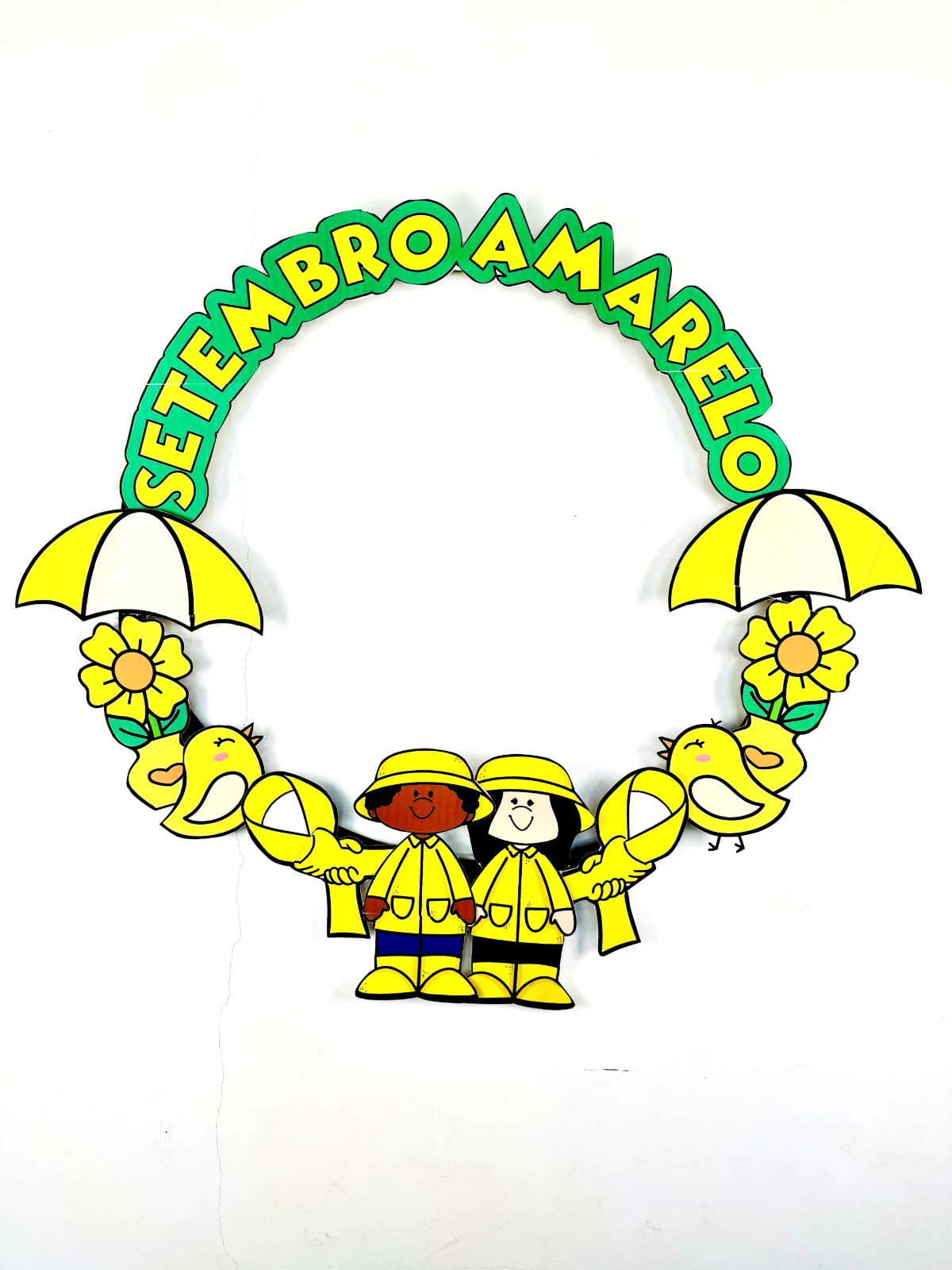 Bambolê Setembro Amarelo - Alfabetização — amostra 5: "💛🌻 Nosso bambolê de fotos especial para o Setembro Amarelo é uma…