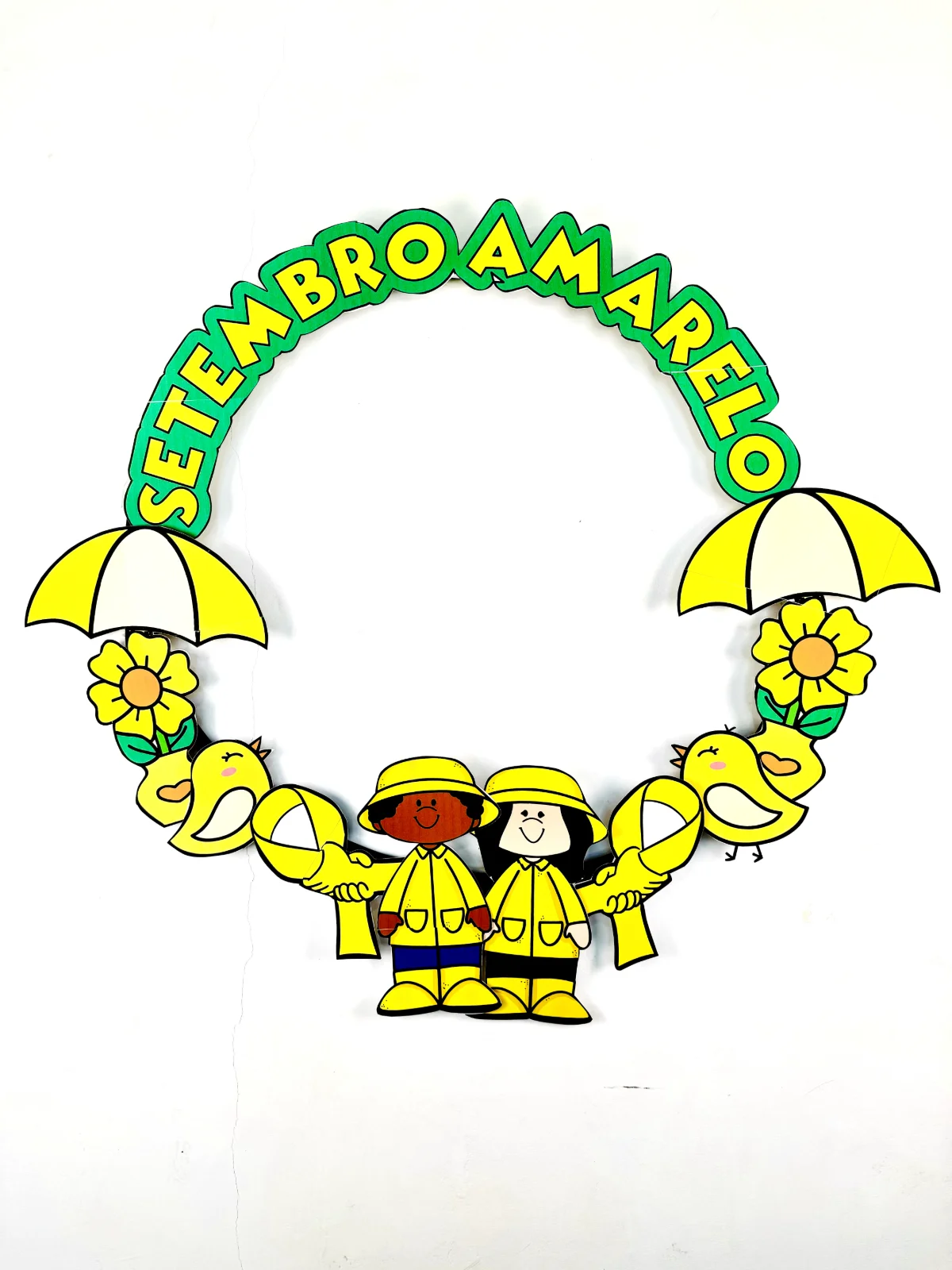 Bambolê Setembro Amarelo - Alfabetização — amostra 7: "💛🌻 Nosso bambolê de fotos especial para o Setembro Amarelo é uma…