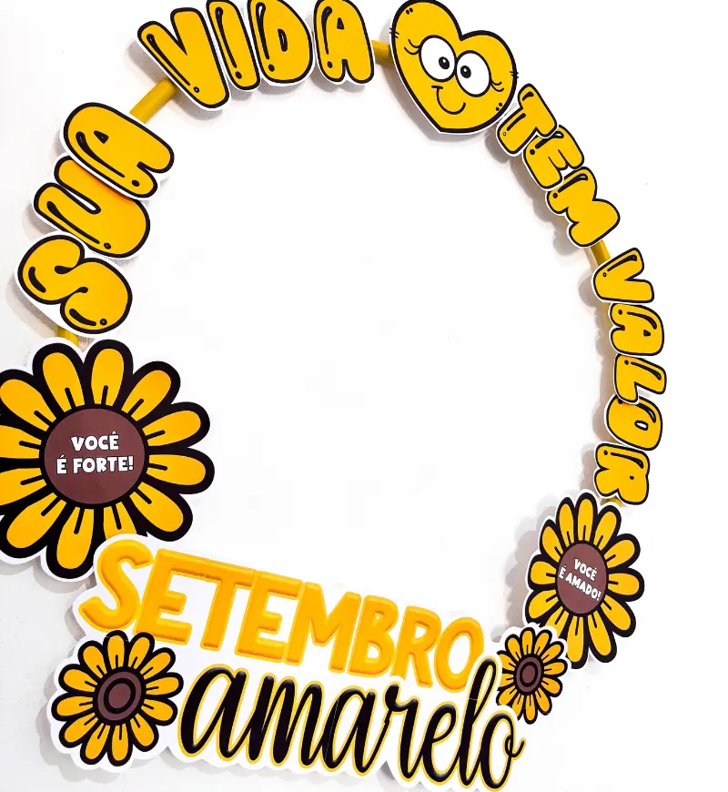 Bambolê Setembro Amarelo: Moldura em PDF para Fotos na Escola — amostra 4: Para quem é indicado