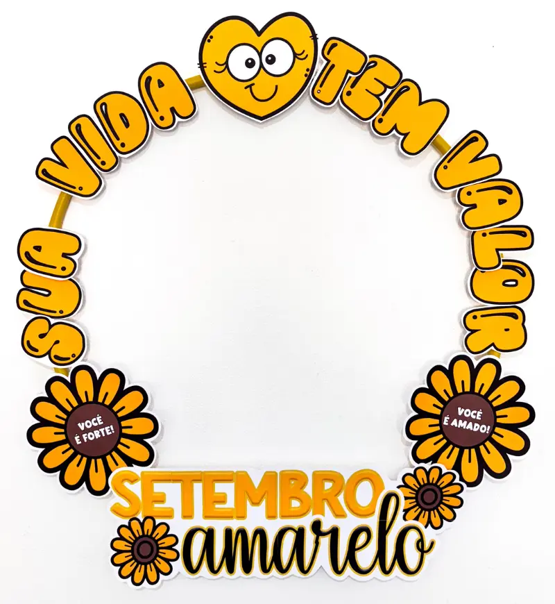 Bambolê Setembro Amarelo: Moldura em PDF para Fotos na Escola — capa do material