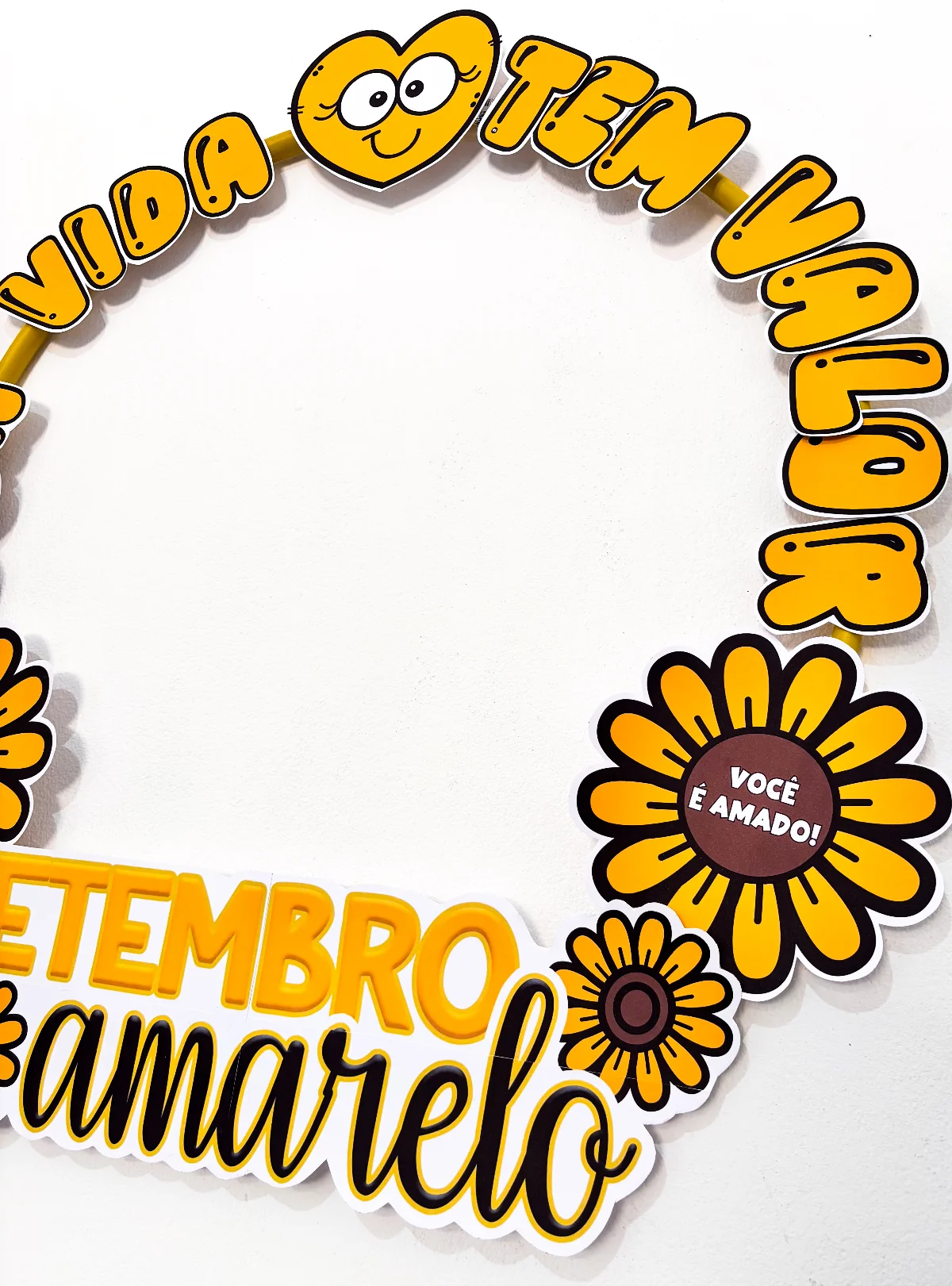 Bambolê Setembro Amarelo - Sua vida tem valor — amostra 6: Setembro Amarelo chegou e eu trouxe um material especial para…