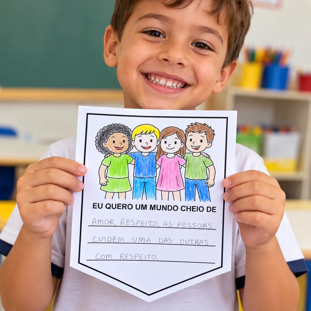 🌈 BANDEIRINHA DA DIVERSIDADE – ATIVIDADE PARA IMPRIMIR — amostra 1: Uma proposta criativa para conversar com as crianças…