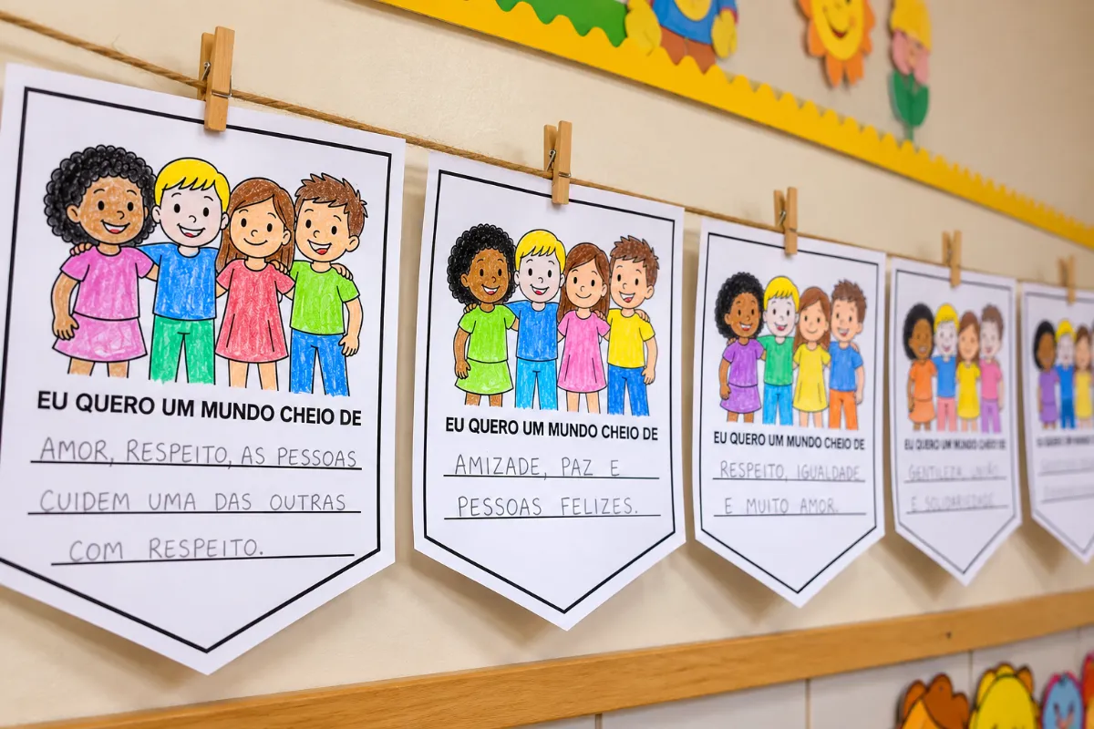 🌈 BANDEIRINHA DA DIVERSIDADE – ATIVIDADE PARA IMPRIMIR — Atividades para 1º ano: Uma proposta criativa para conversar com…