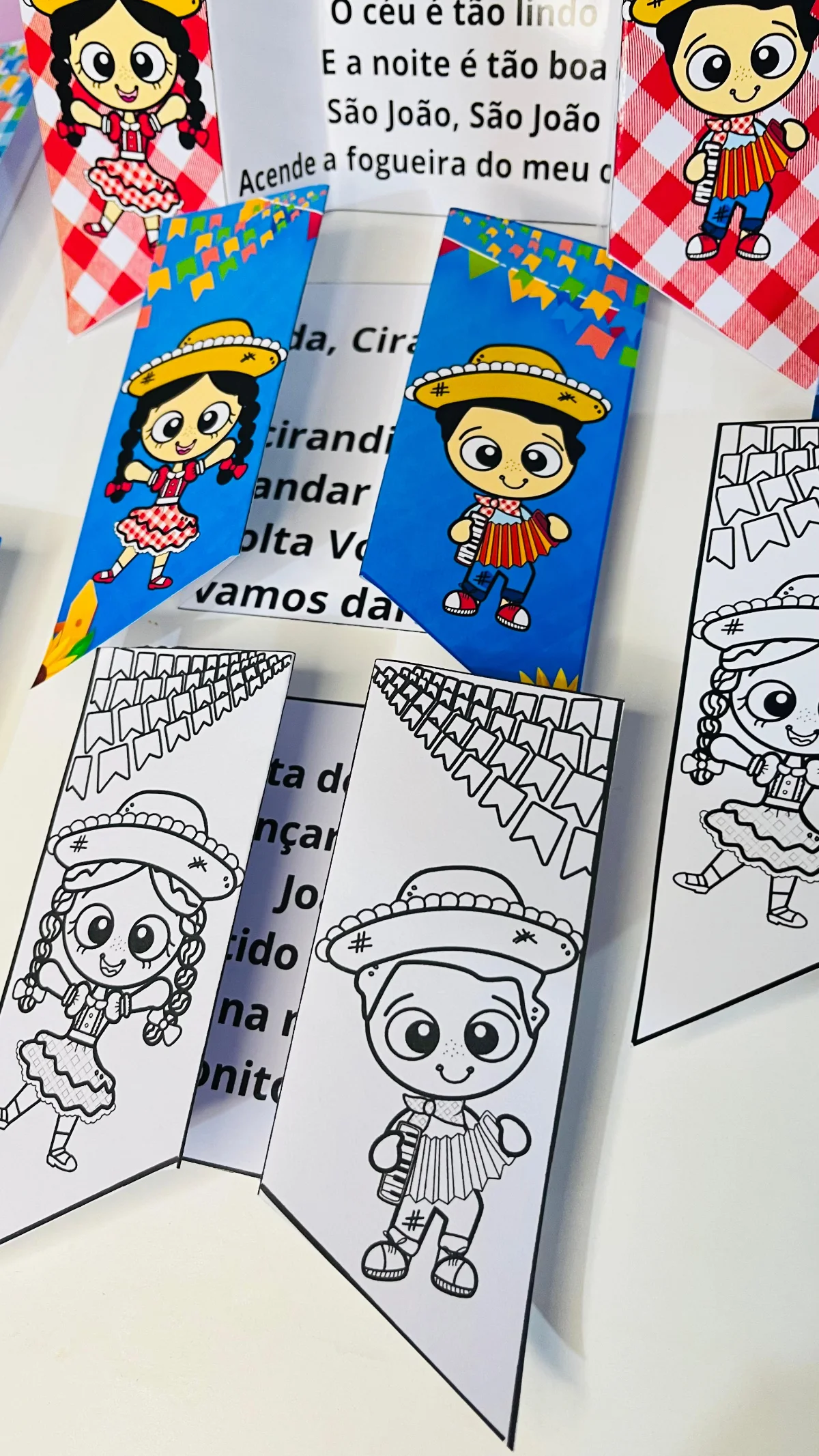Bandeirinha Interativa – PDF para Imprimir — capa do material