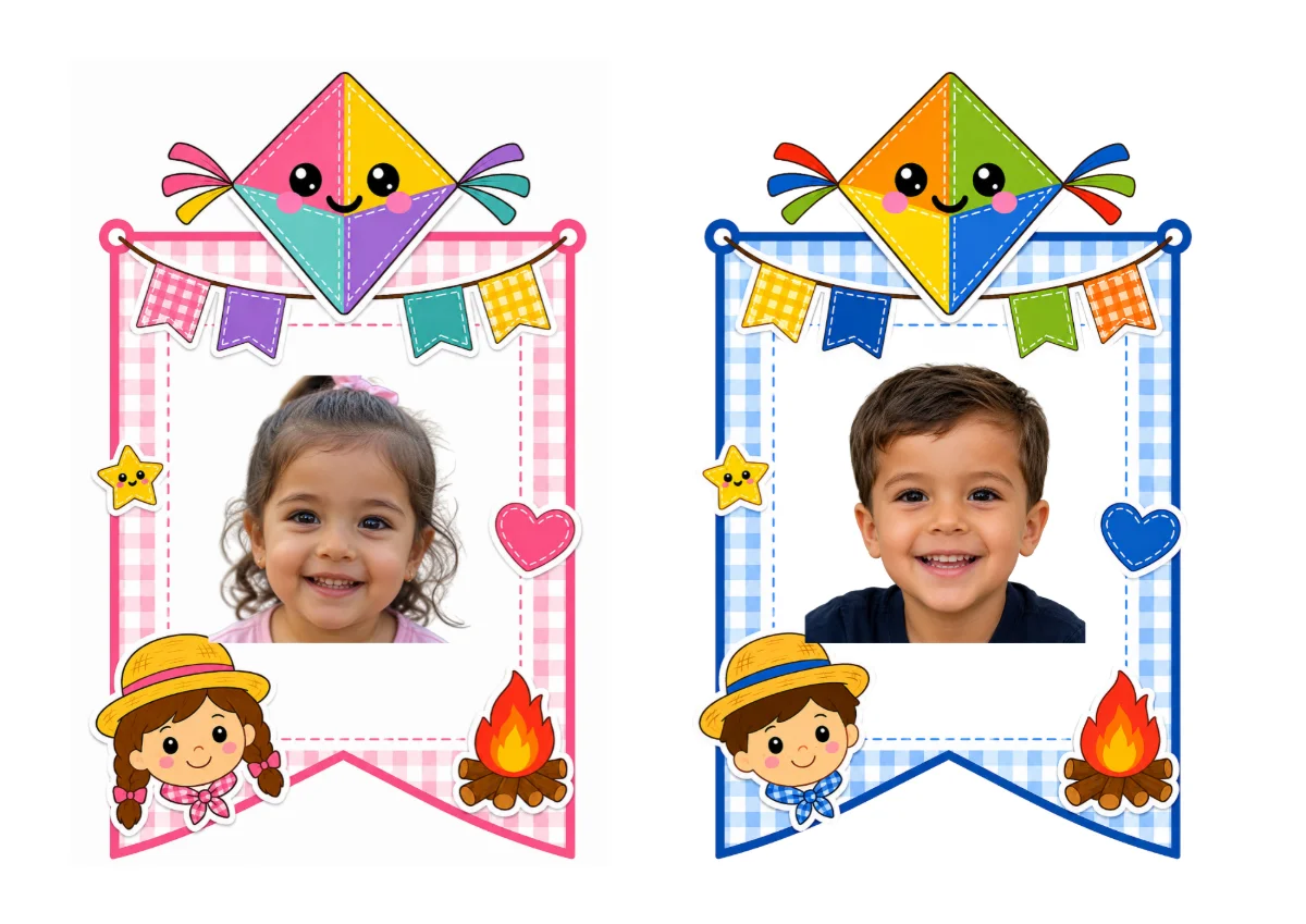 🌽🎉 Bandeirinhas de São João Personalizadas! 🎉🌽 — amostra 2: Deixe a festa junina ainda mais especial com essas…