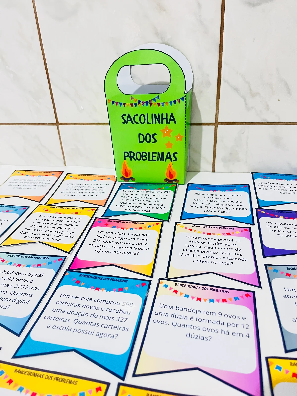 Bandeirinhas dos Problemas – 3º Ano — capa do material