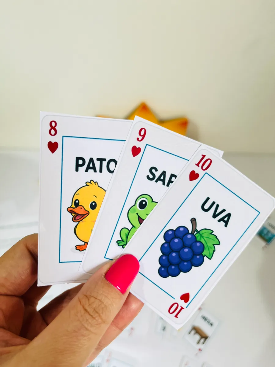 Baralho da Leitura - Recurso Pedagógico: Alfabetização — amostra 3: Um Recurso pedagógico colorido e atrativo perfeito para…