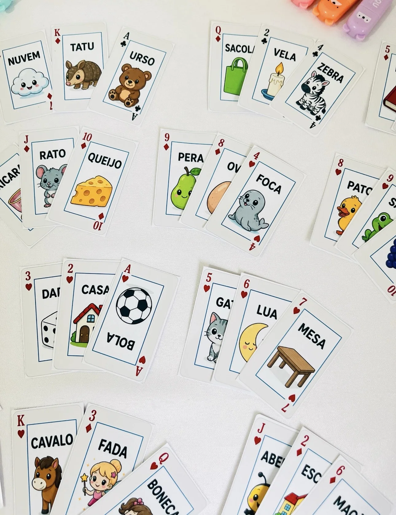 Baralho da leitura — amostra 3: *Baralho da Leitura — Aprender brincando ficou ainda mais divertido