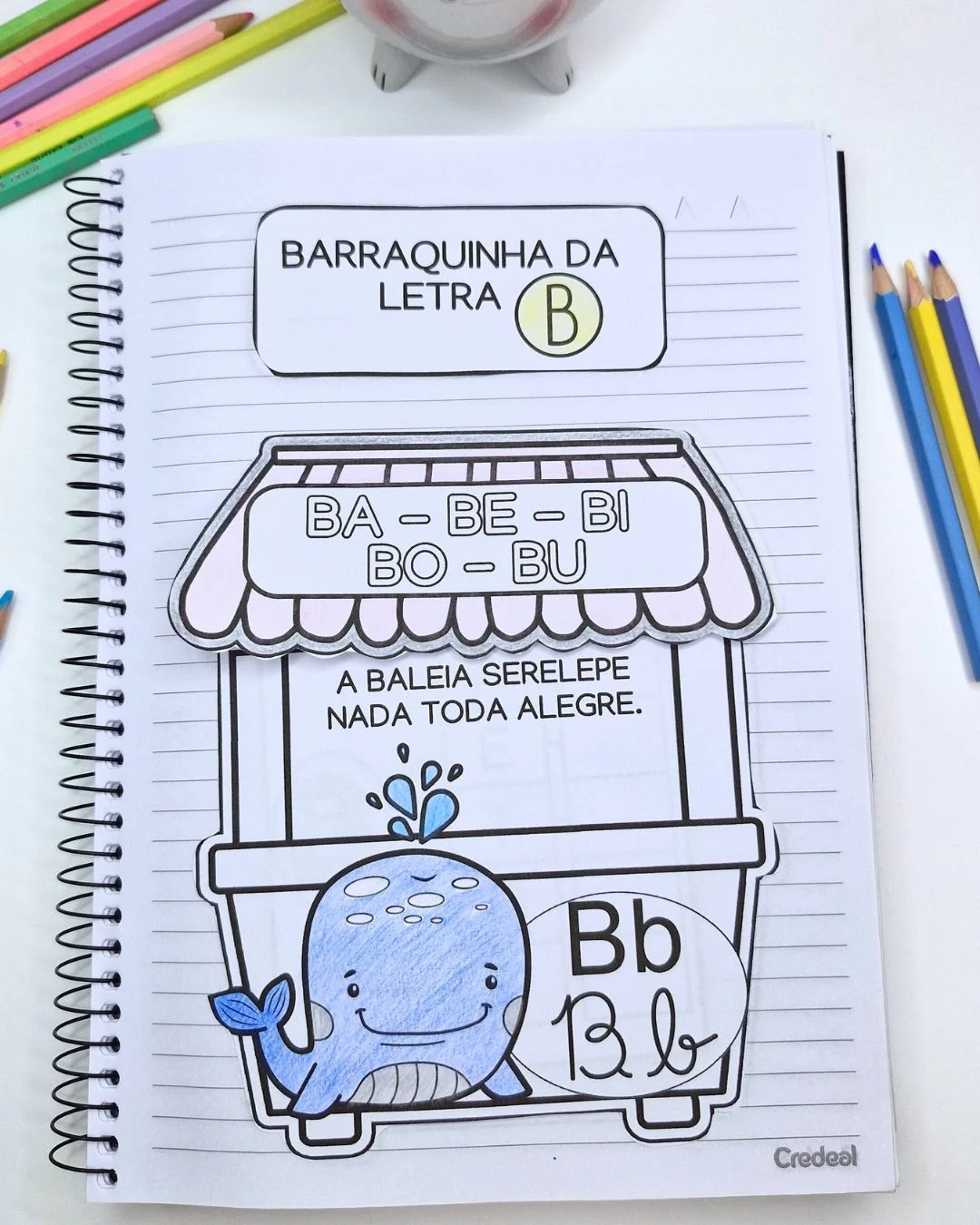 Barraquinha das Sílabas: Alfabetização em PDF — amostra 7: Material de alfabetização com famílias silábicas, fichas de…