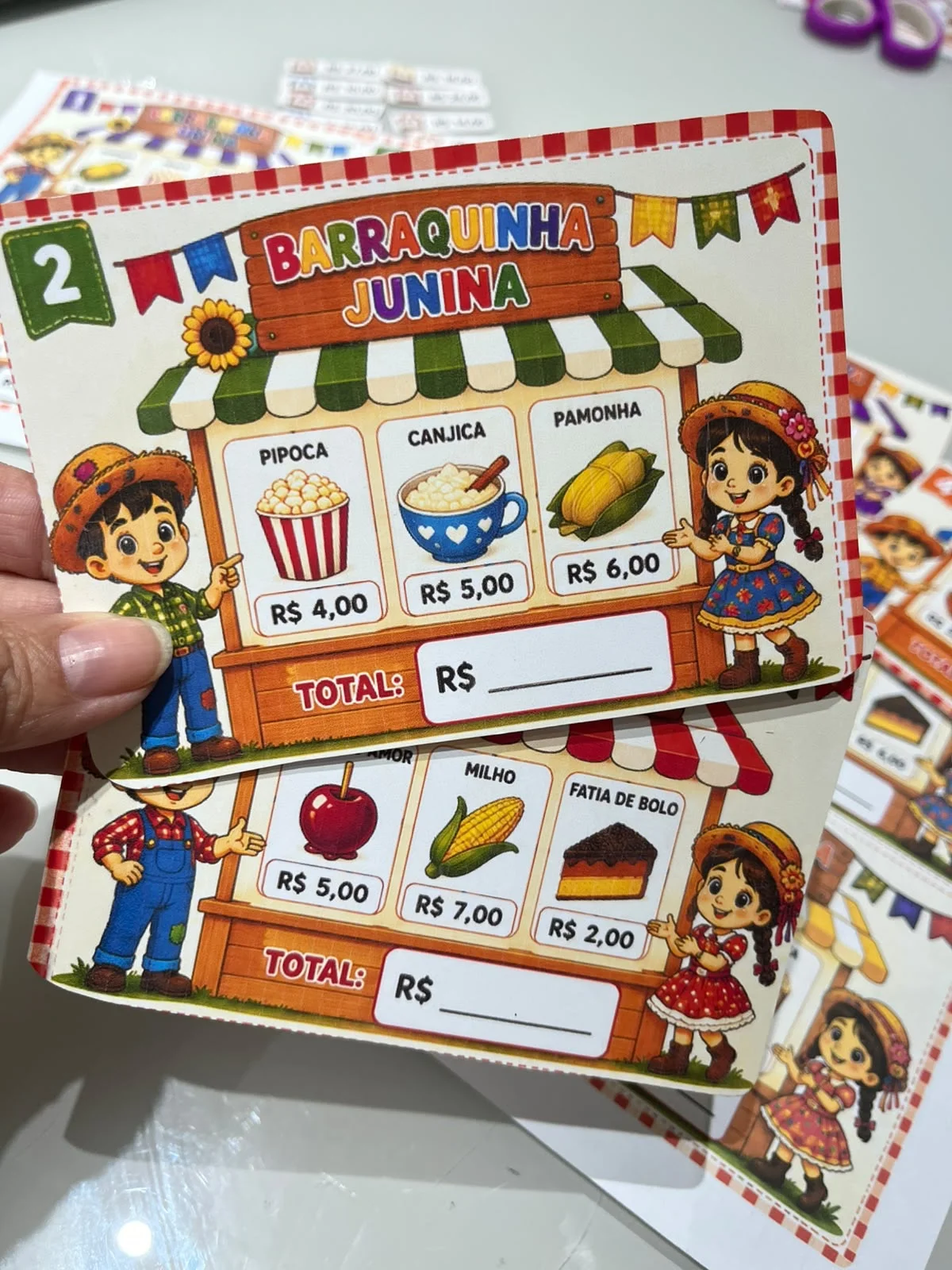 Barraquinha junina adição — Datas comemorativas para Educação Infantil: *BARRAQUINHA JUNINA adição* – MATEMÁTICA DIVERTIDA…