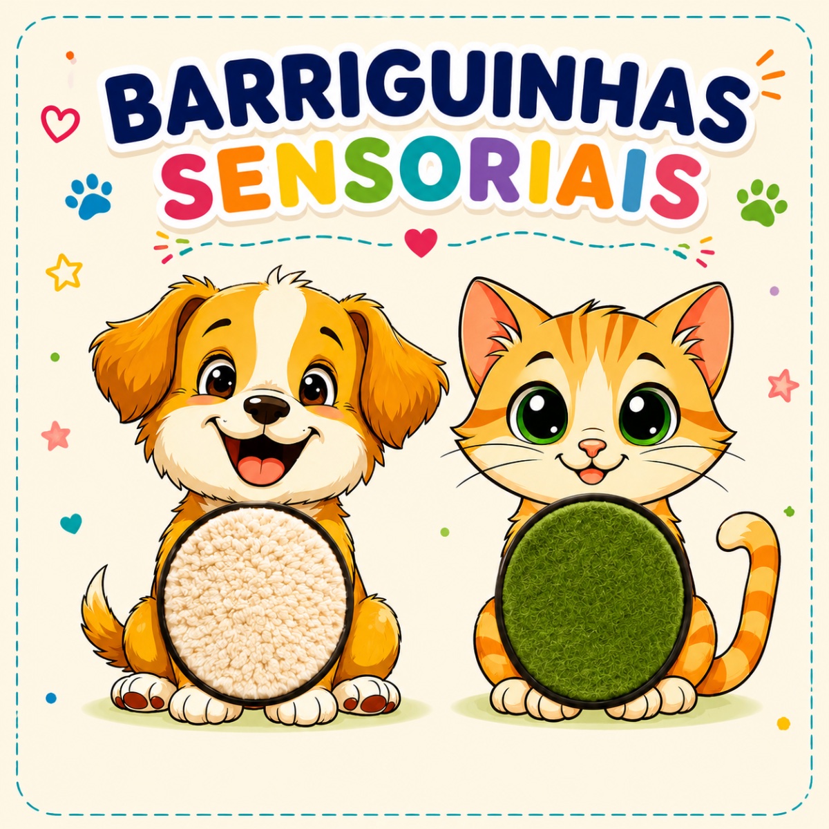 Barriguinhas Sensoriais para Educação Infantil — capa do material
