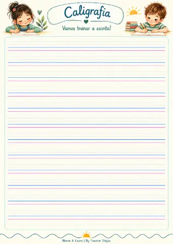Base da letra cursiva minúscula - caligrafia método gradual — amostra 5: Material para ensinar letra cursiva minúscula por…
