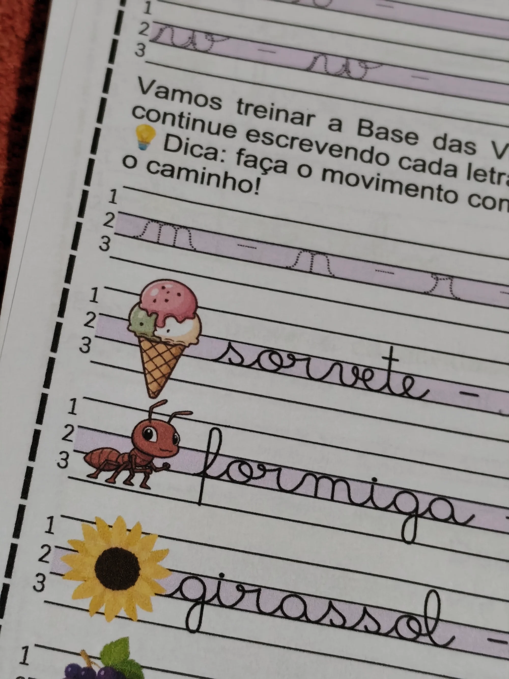 Bases da letra cursiva minúscula - caligrafia — amostra 2: Material para ensinar letra cursiva minúscula por bases de…