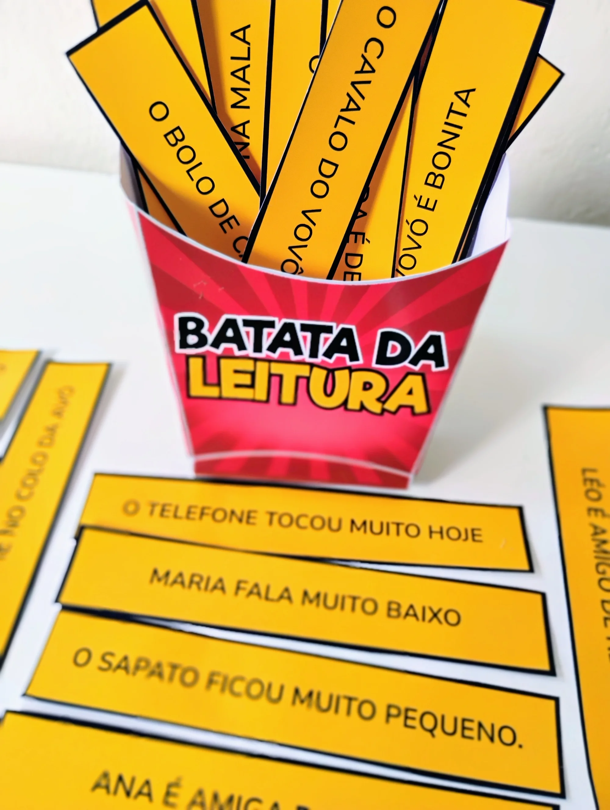 Batata da Leitura: Jogo Lúdico de Alfabetização e Leitura Infantil — amostra 2: Como usar em sala de aula