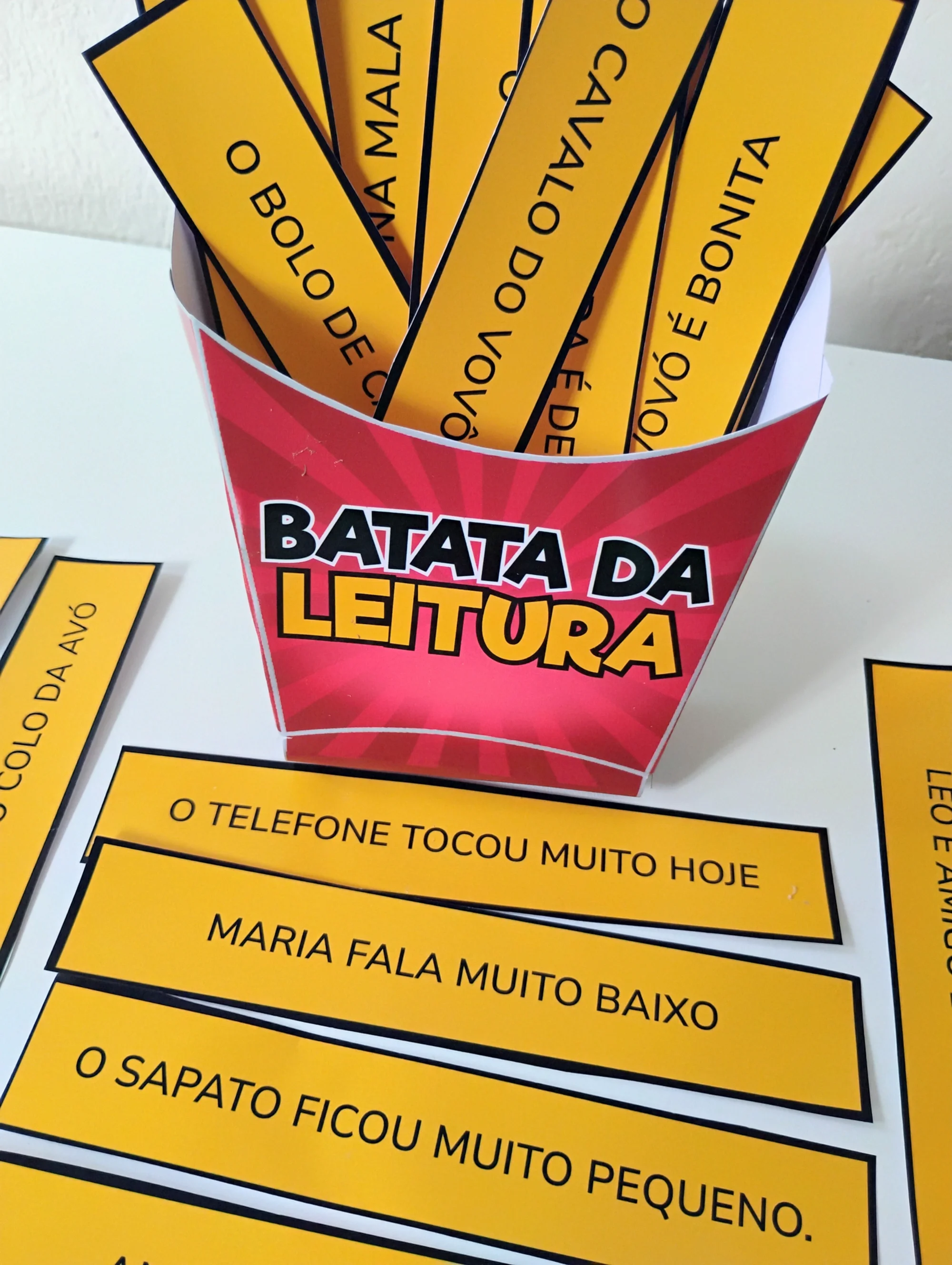 Batata da Leitura: Jogo Lúdico de Alfabetização e Leitura Infantil — amostra 3: Faixa etária / Ano escolar