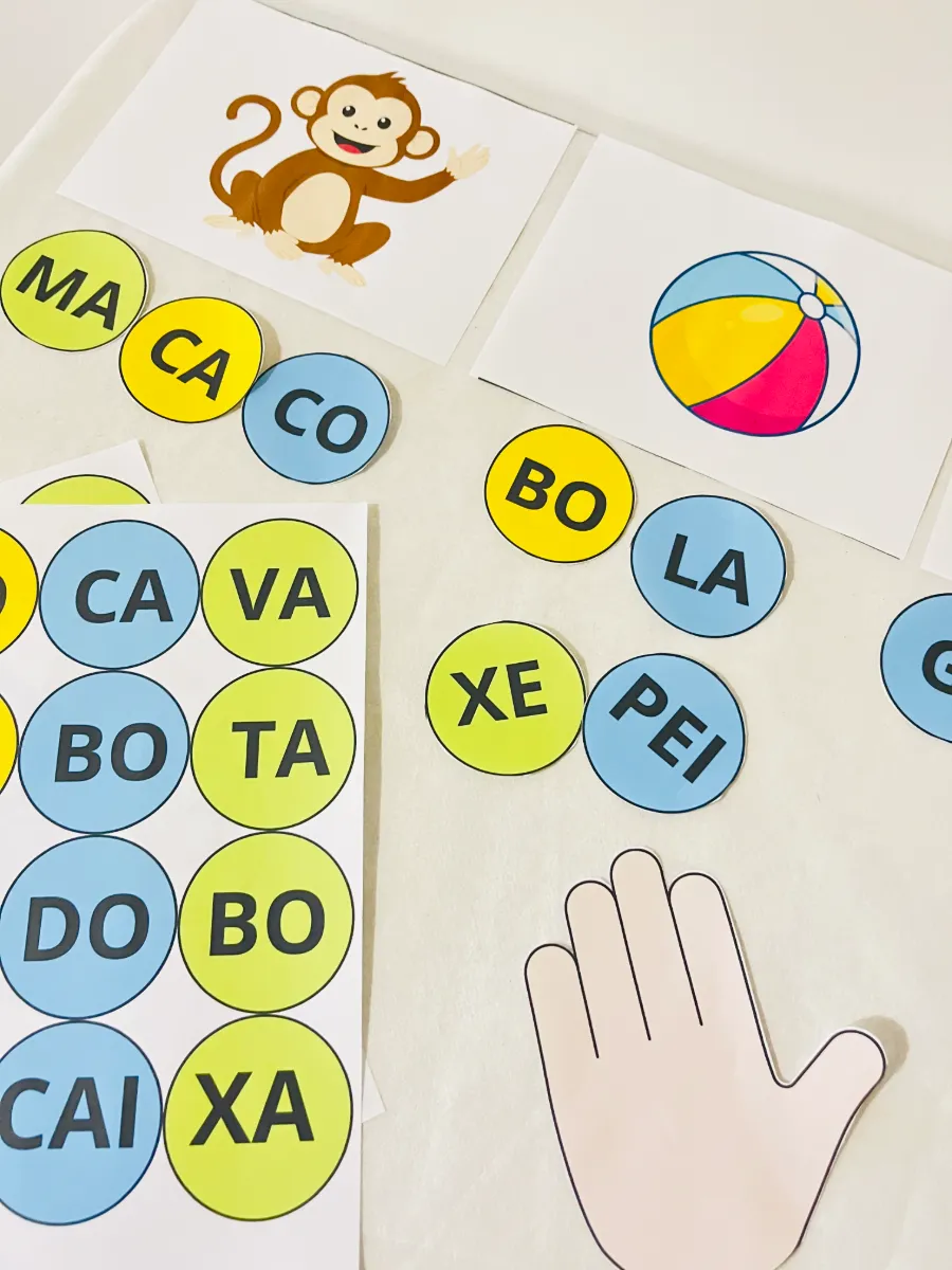 Bate Sílabas – Jogo de Alfabetização para Formar Palavras — Atividades para 1º ano: Aprender sílabas brincando torna a…