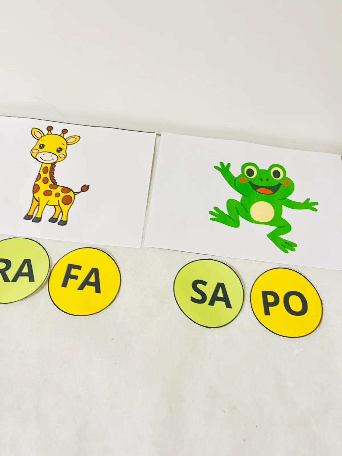Bate Sílabas – Jogo de Formação de Palavras para Alfabetização — amostra 5: Jogo pedagógico com sílabas e imagens para…