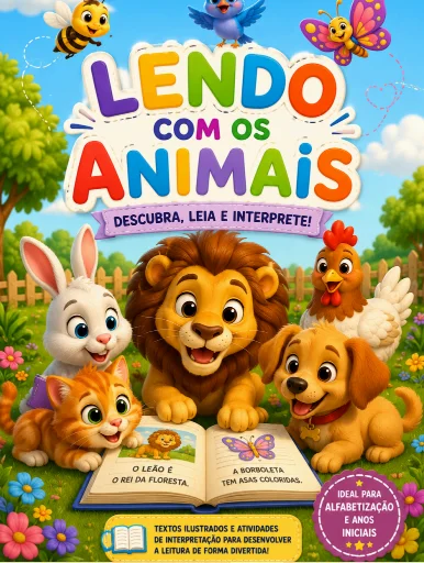 🐾 BICHOS QUE ENSINAM- Leitura e interpretação com textos curtinhos - Ler, descobrir e responder! 📚✨ — amostra 1: 🐾…