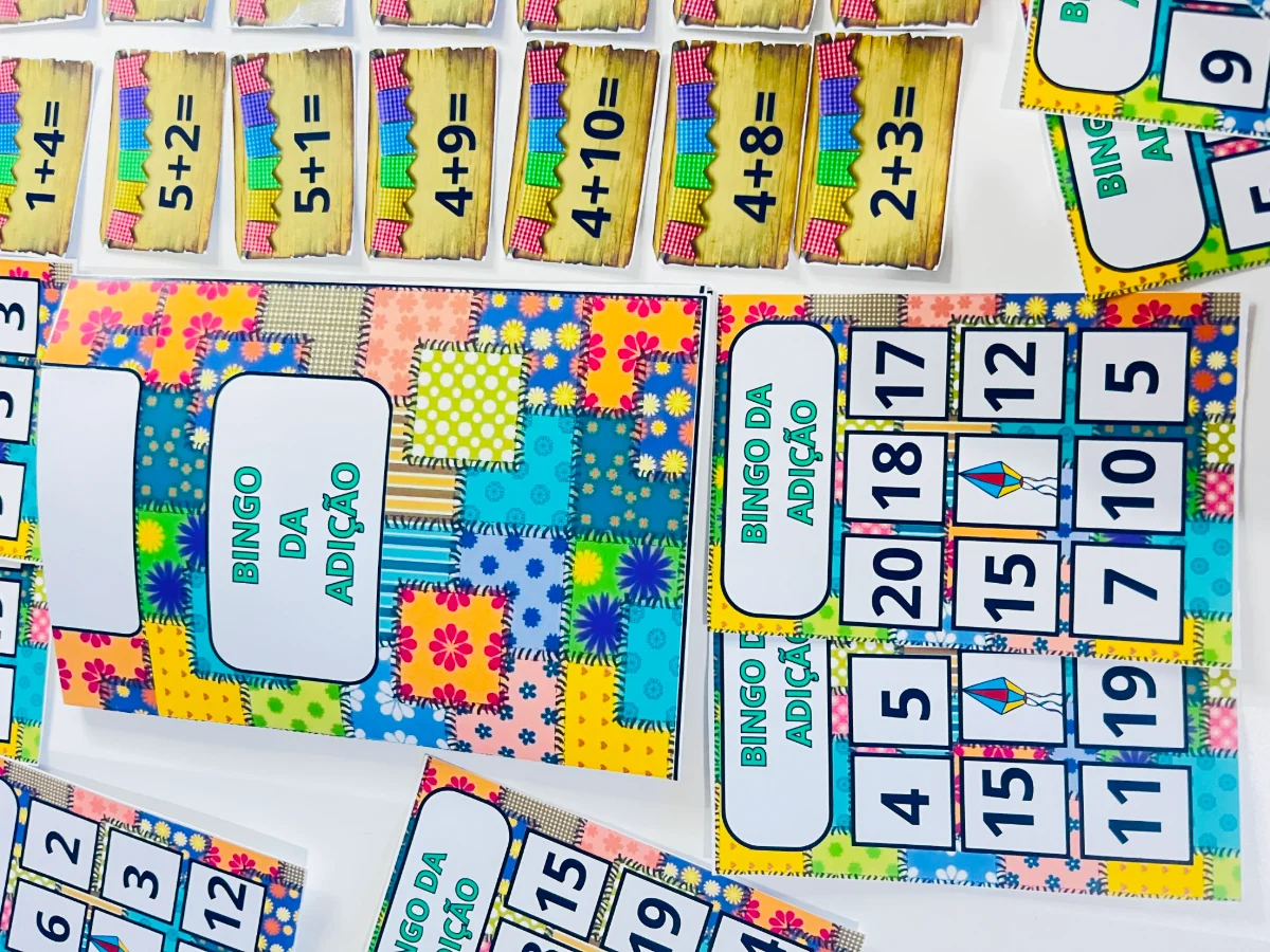 Bingo da Adição colorido – PDF para Imprimir — amostra 1: Sobre o Bingo da Adição colorido