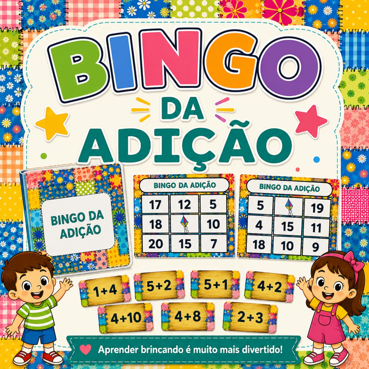 Bingo da Adição – Jogo Lúdico de Matemática — capa do material