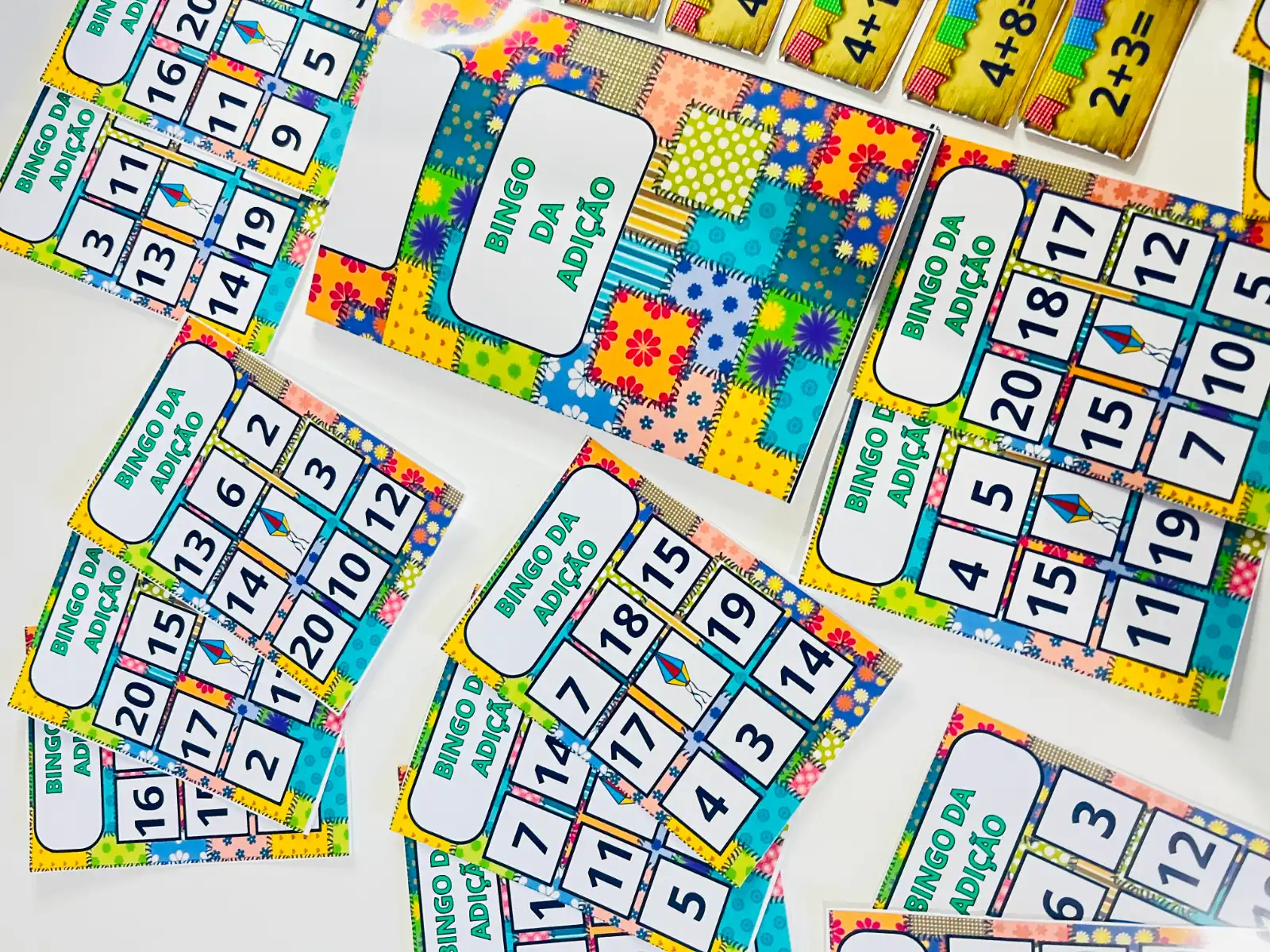Bingo da Adição Jogo Matemático Divertido para TrabalharCálculo Mental — Alfabetização para Todas as séries: O material…