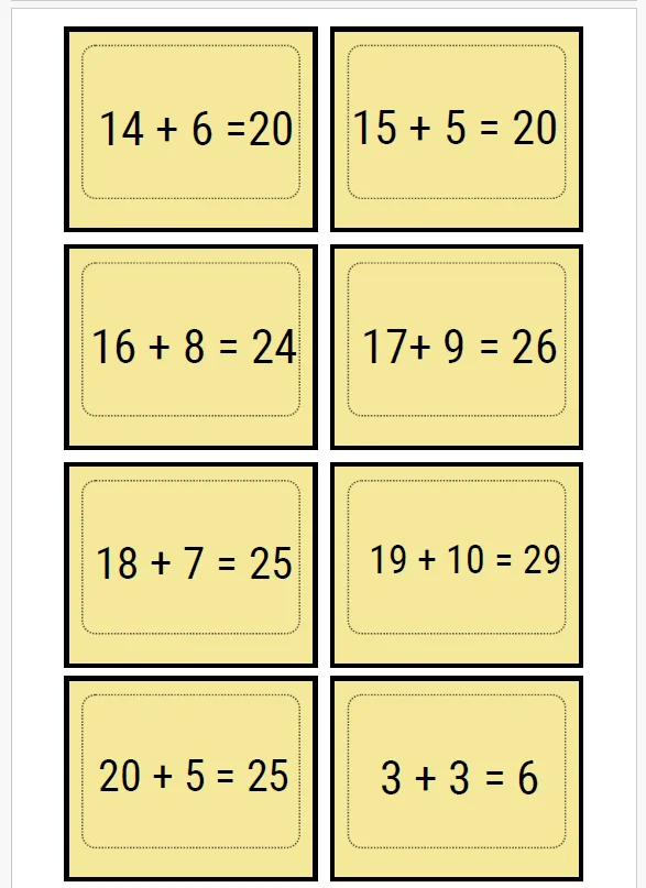 🎲 BINGO DA ADIÇÃO - MATEMÁTICA - ATIVIDADE LÚDICA — amostra 2: Uma proposta lúdica e divertida para trabalhar adição de…