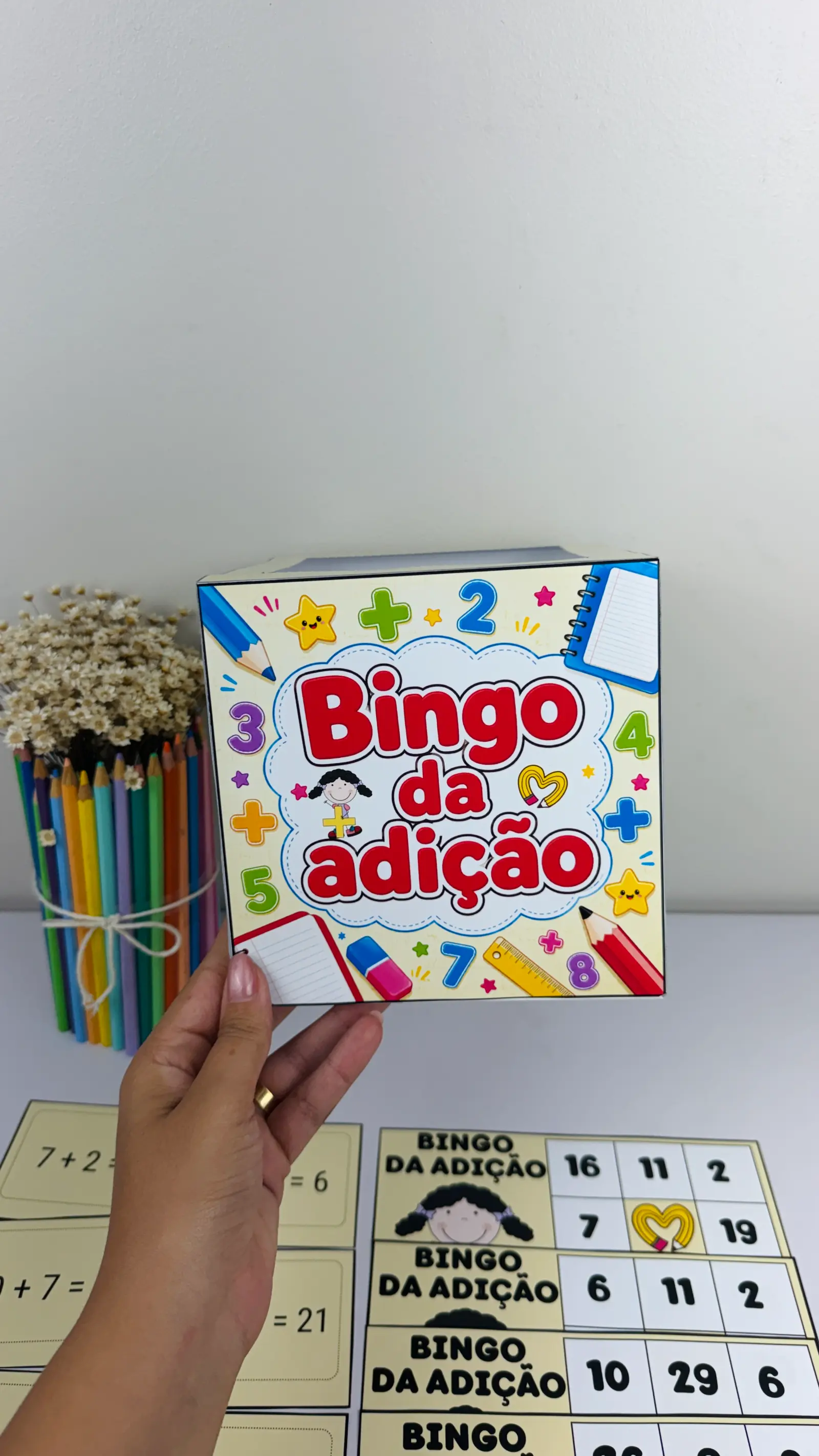 🎲 BINGO DA ADIÇÃO - MATEMÁTICA - ATIVIDADE LÚDICA — amostra 4: Uma proposta lúdica e divertida para trabalhar adição de…