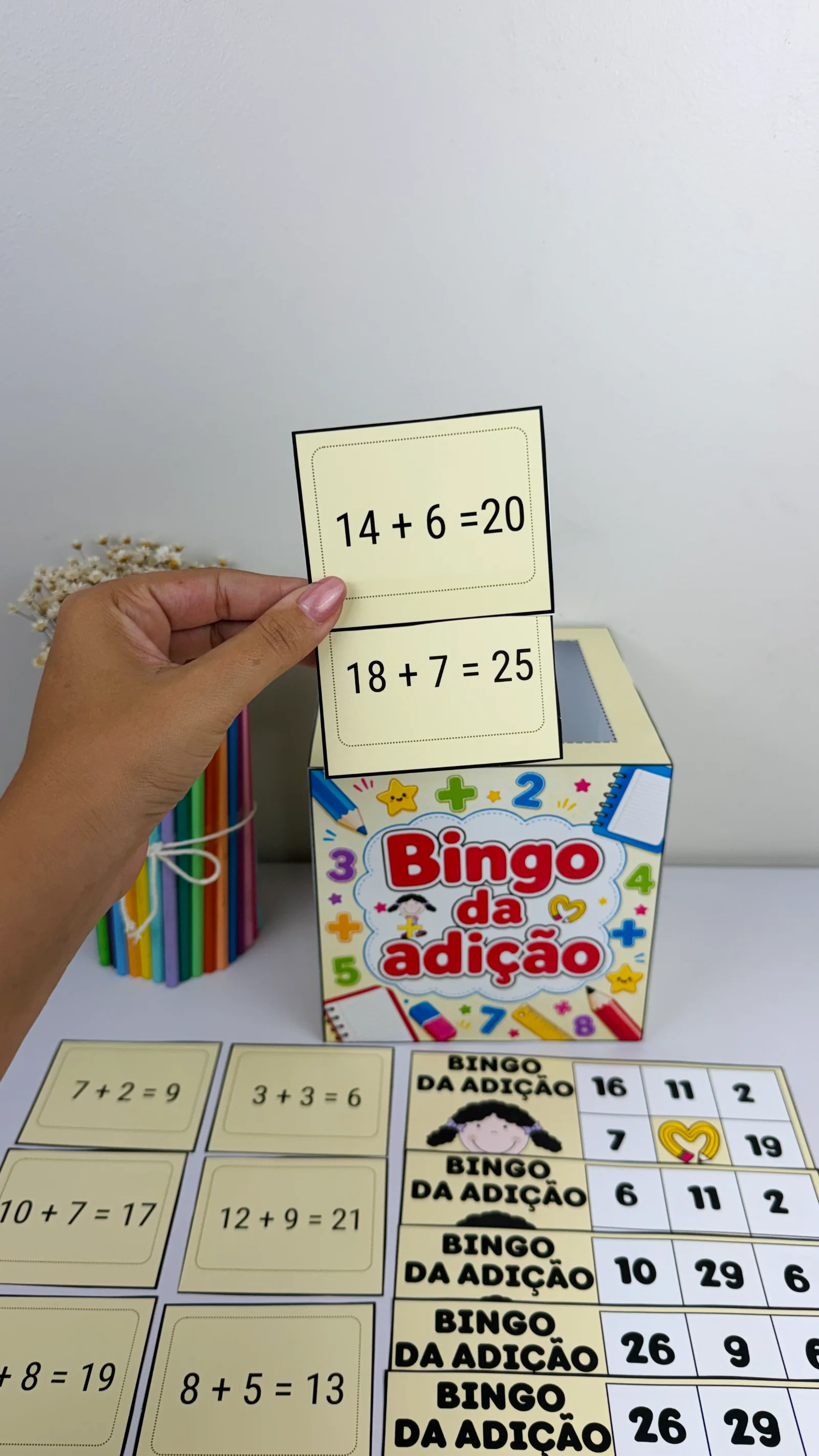 🎲 BINGO DA ADIÇÃO - MATEMÁTICA - ATIVIDADE LÚDICA — amostra 5: Uma proposta lúdica e divertida para trabalhar adição de…