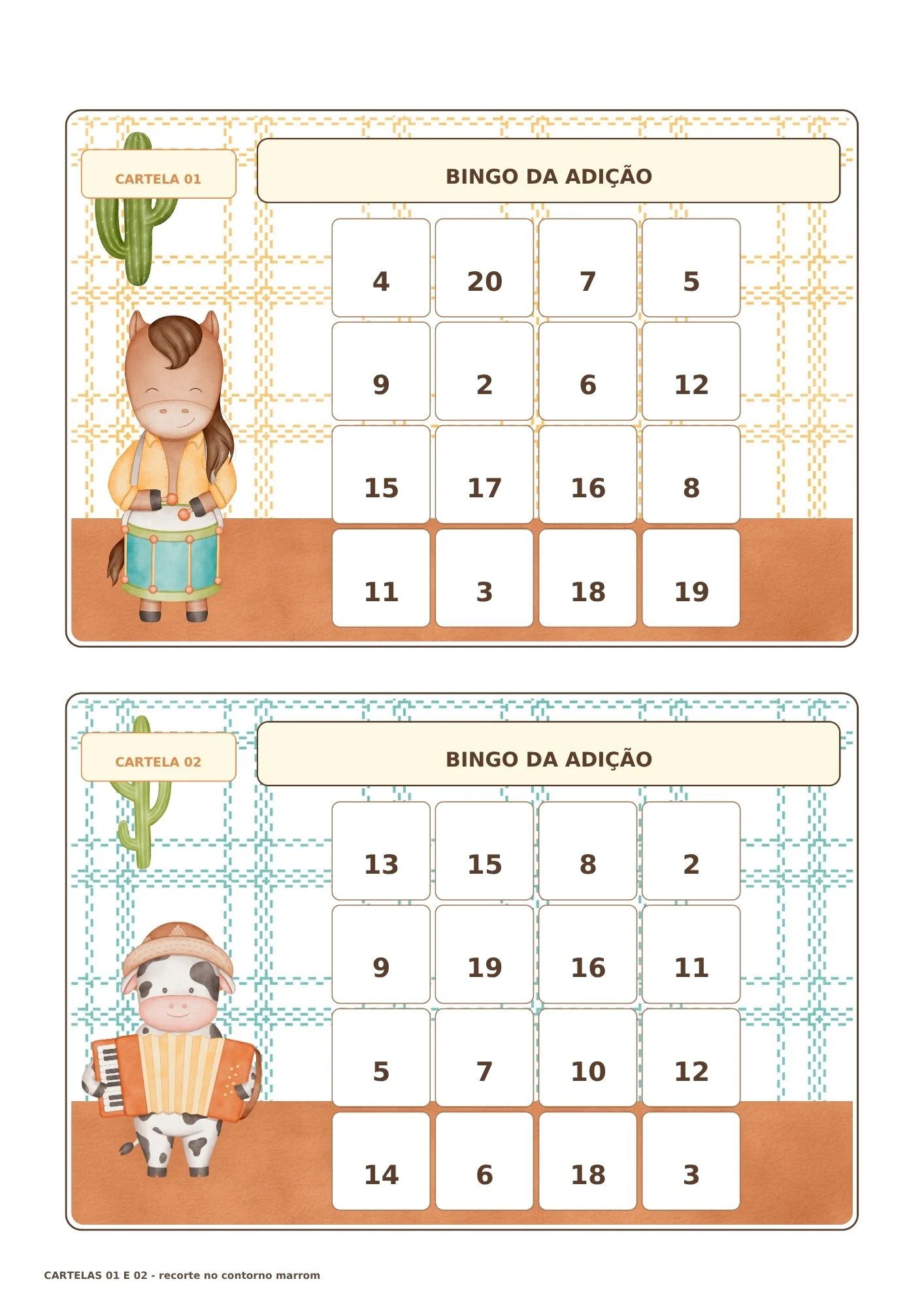 Bingo da Adição na Fazendinha: Aprendendo Matemática Brincando — amostra 1: Faixa Etária