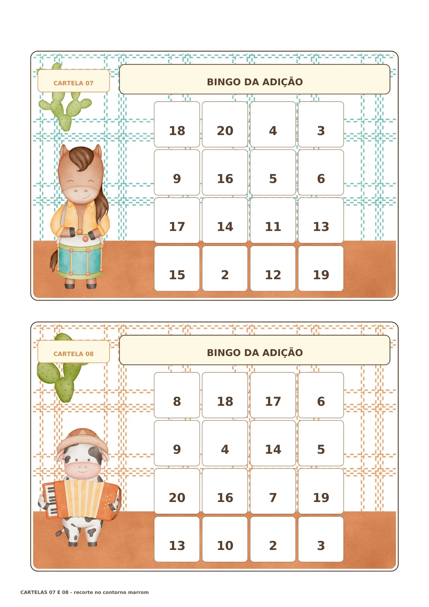 Bingo da Adição na Fazendinha: Aprendendo Matemática Brincando — amostra 2: Importância para o Estudante