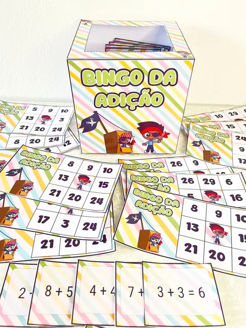 Bingo da adição — capa do material