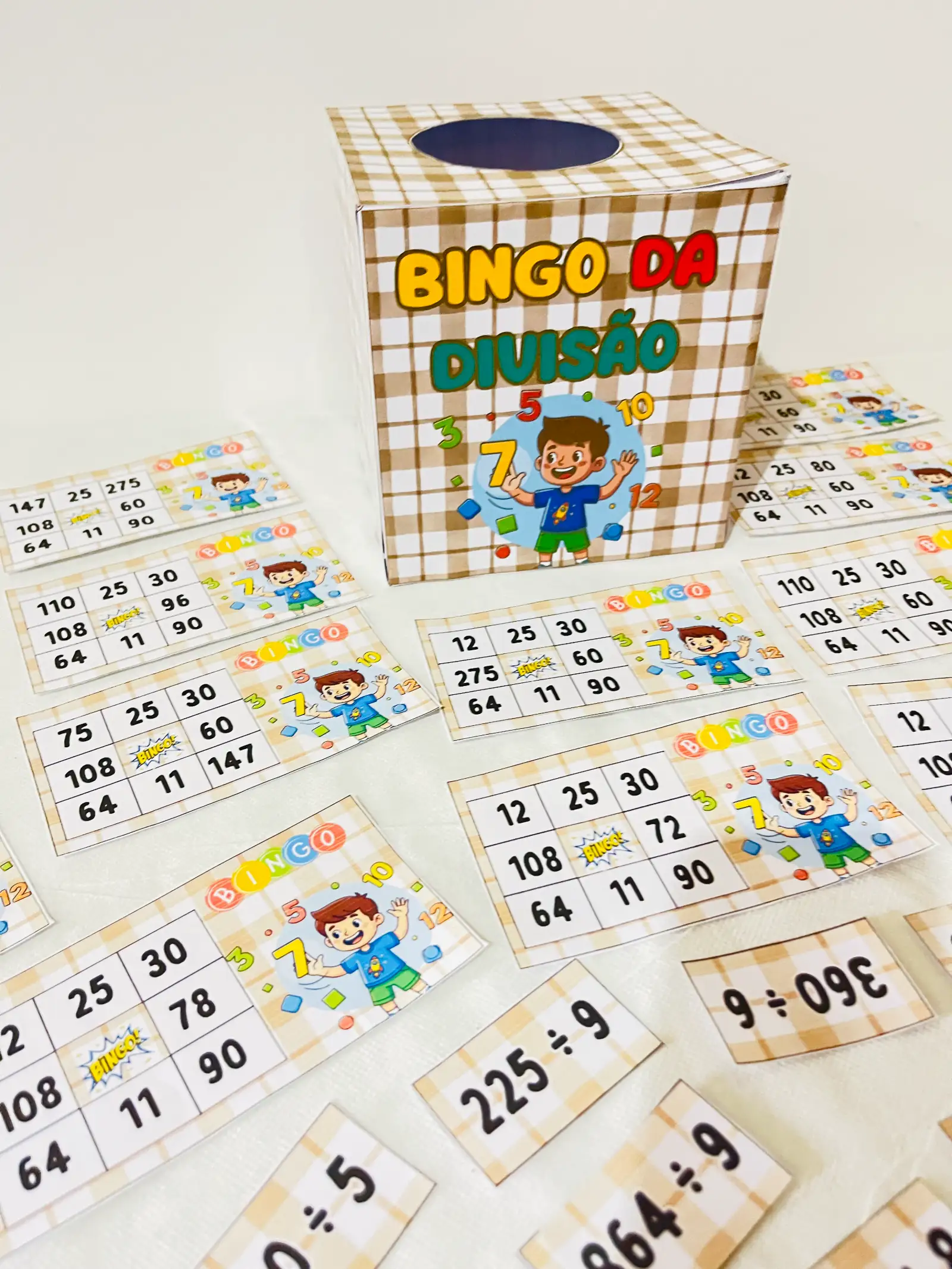 Bingo da Divisão – 4º e 5º Ano | Matemática – Ensino Fundamental — Matemática para 5º ano: ➗ Bingo da Divisão Um recurso…