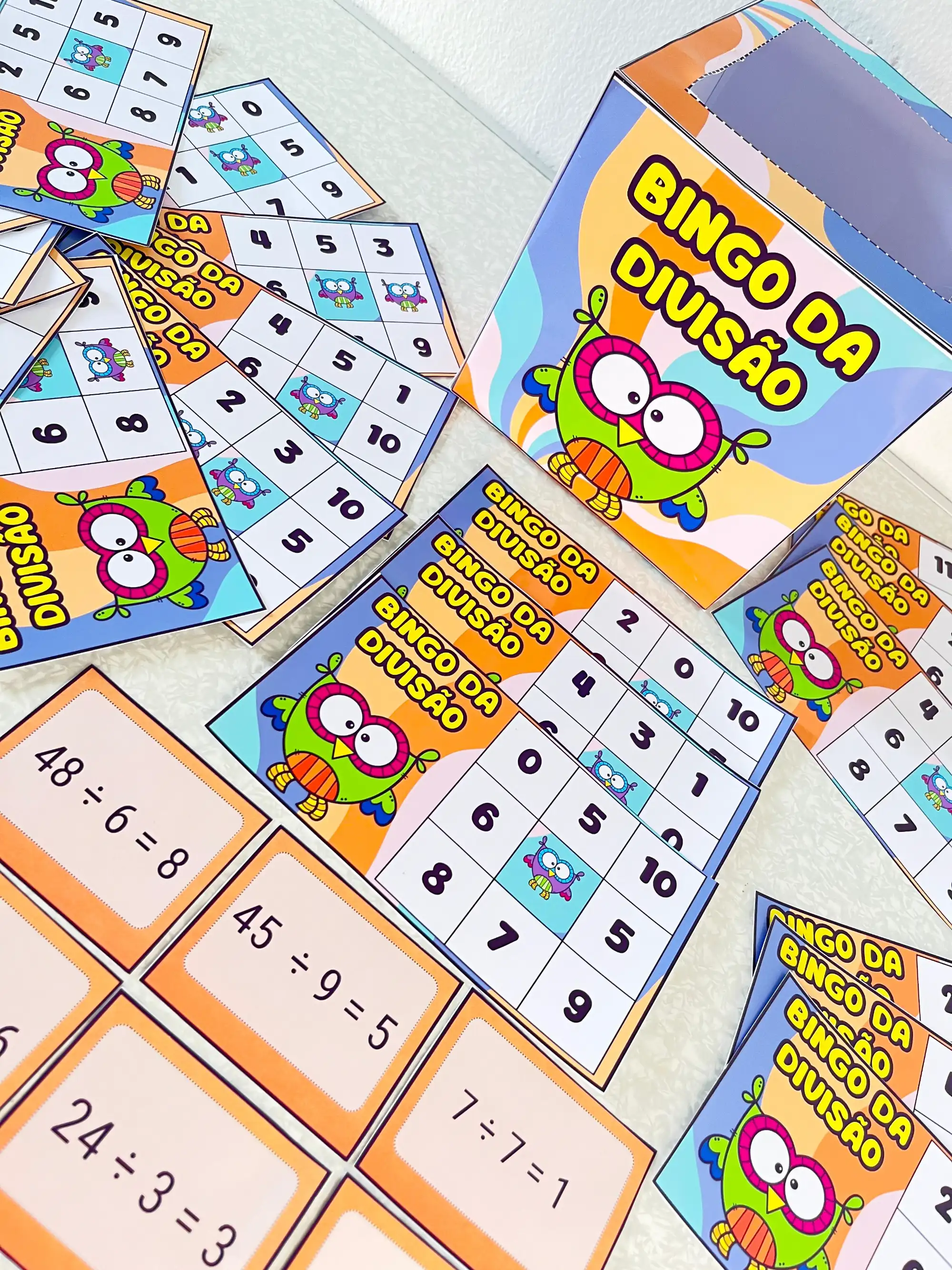 BINGO DA DIVISÃO – JOGO DIVERTIDO PARA APRENDER MATEMÁTICA BRINCANDO — amostra 5: Bingo da Divisão: um jogo divertido para…