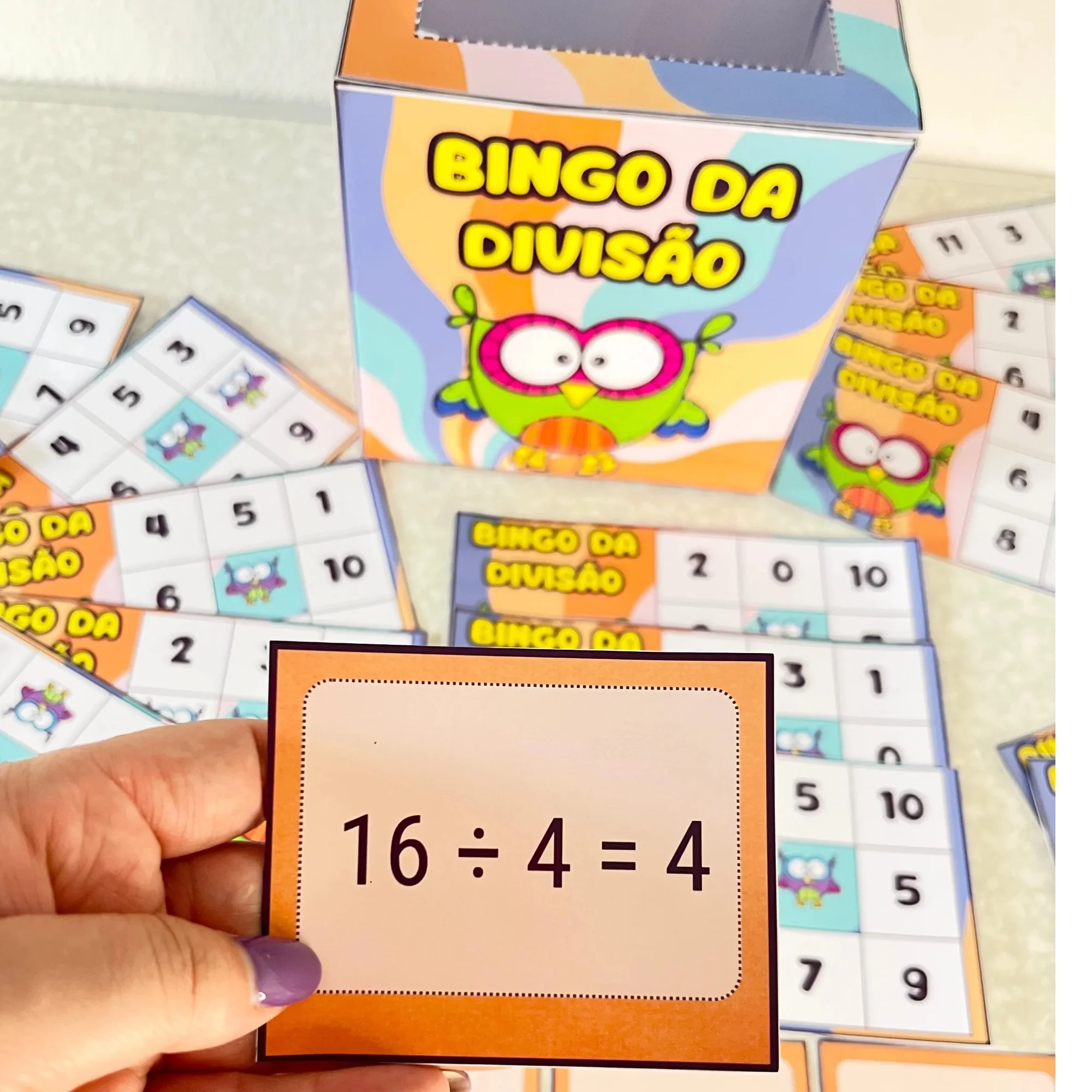 BINGO DA DIVISÃO – JOGO DIVERTIDO PARA APRENDER MATEMÁTICA BRINCANDO — capa do material