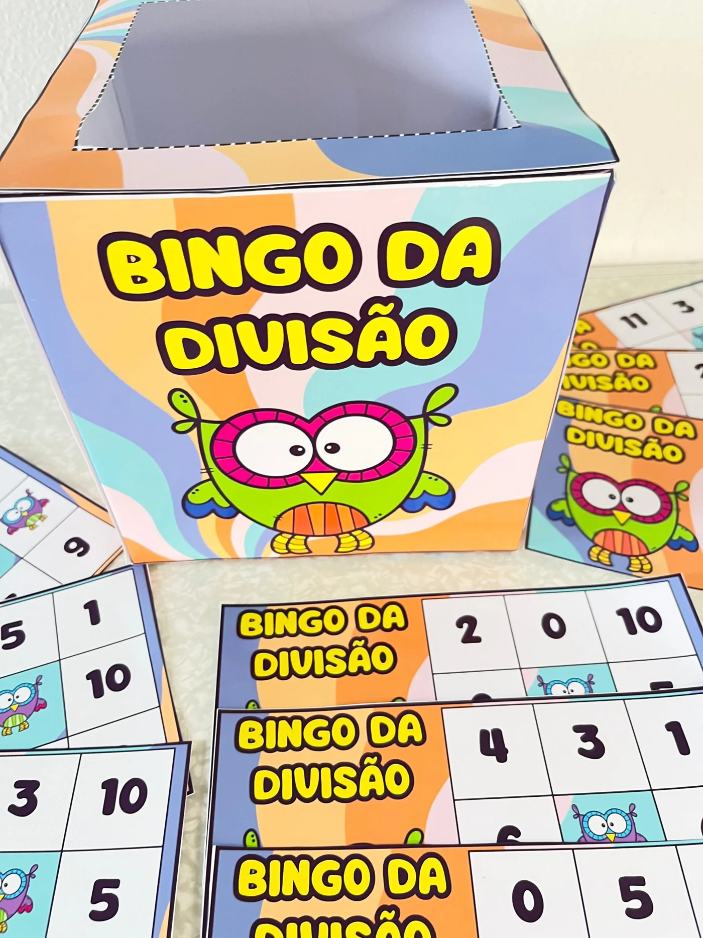 Bingo da divisão — amostra 4: Você recebe seu arquivo por e-mail ou baixe aqui mesmo no site